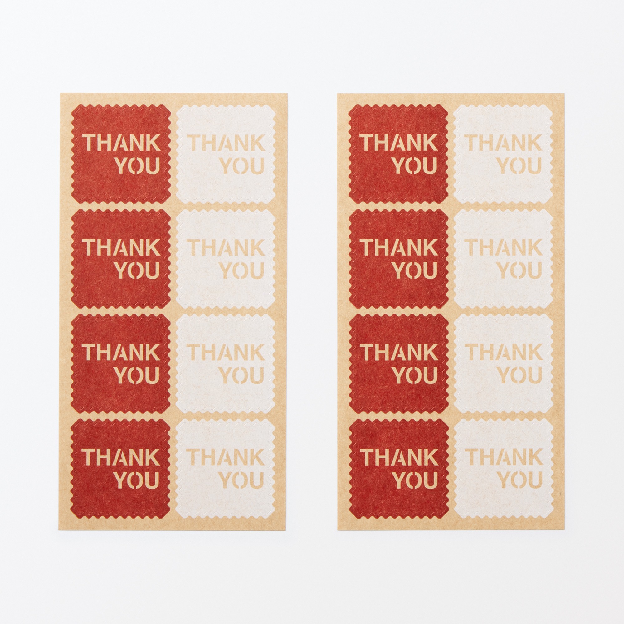 Gift sticker THANK YOU Each piece/35*35 mm