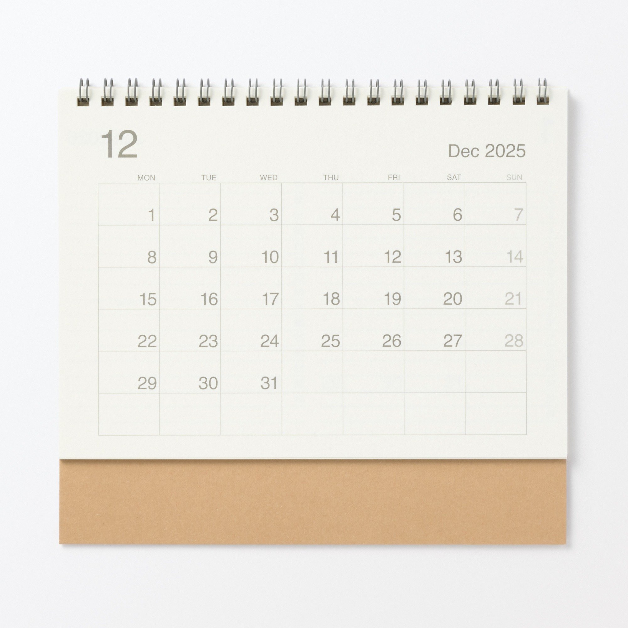 Monday start Calendar / M / Dec. 2025 - Dec. 2026