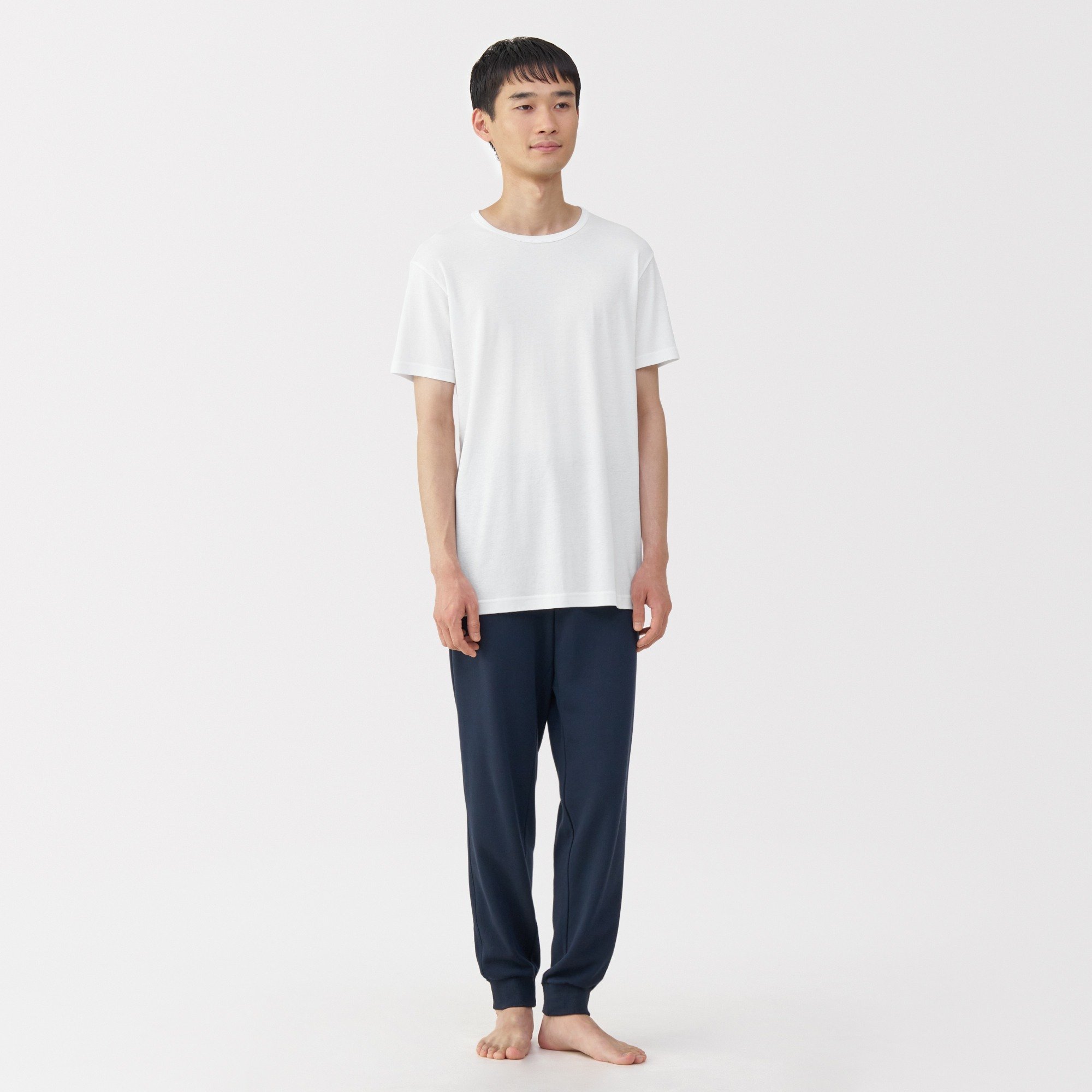 M's Moisture wicking cotton Crew neck S/Slv T-shirt