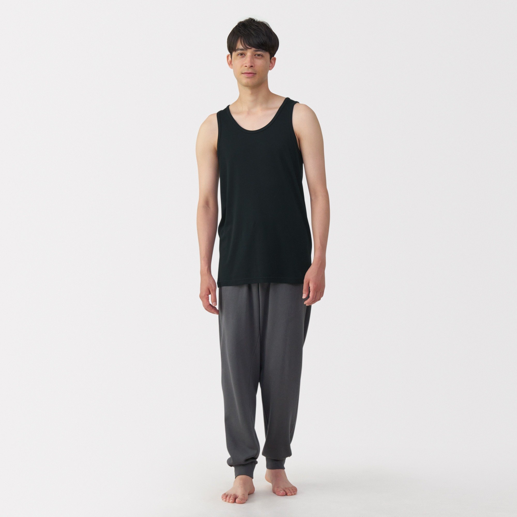 MUJI | M's Moisture wicking cotton Tank top