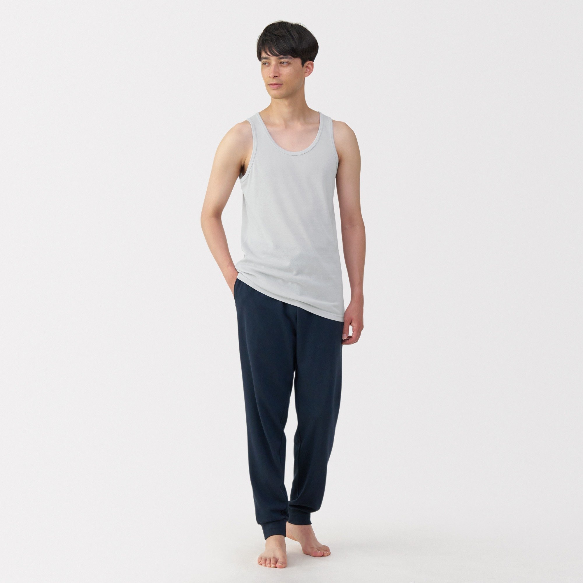 M's Moisture wicking cotton Tank top