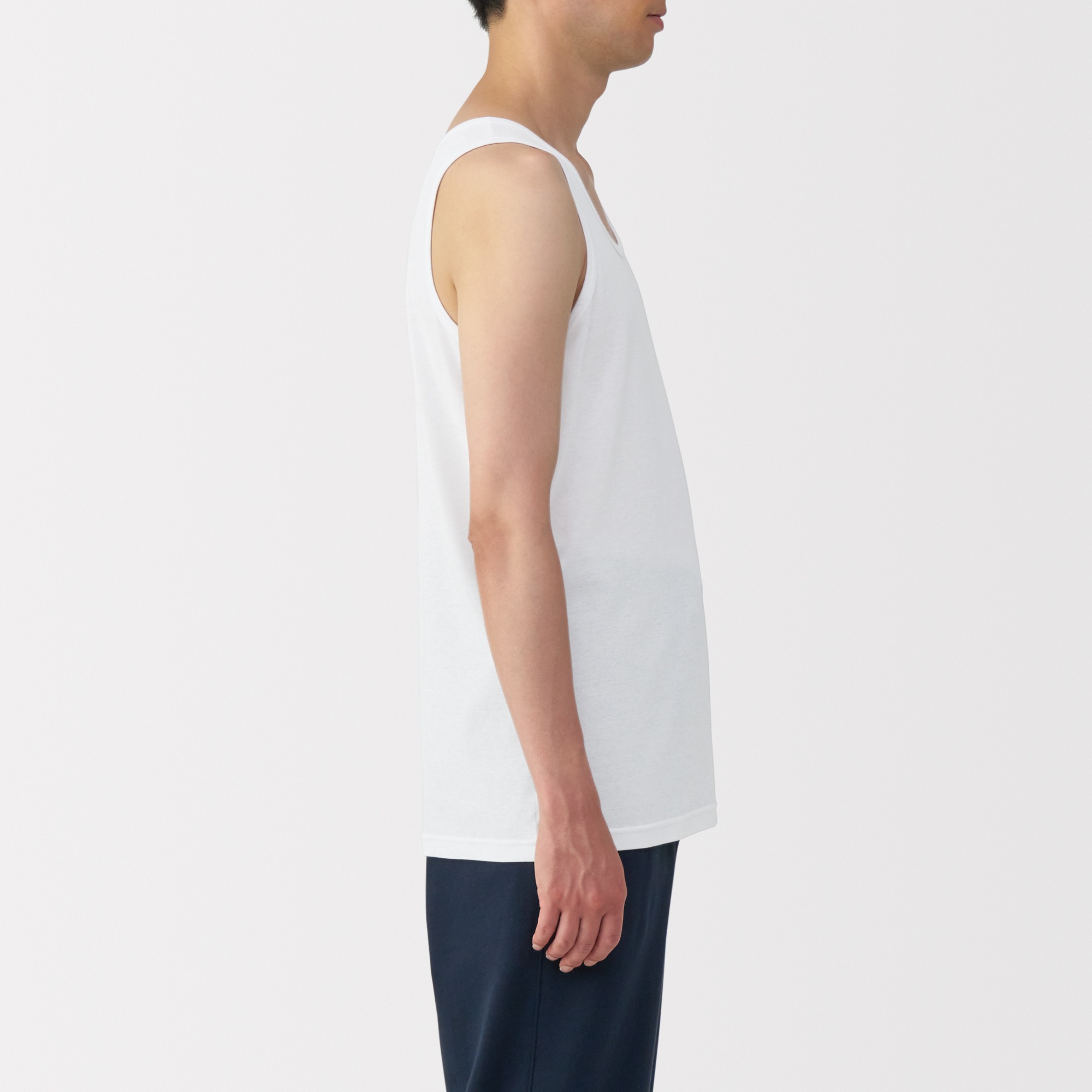 M's Moisture wicking cotton Tank top