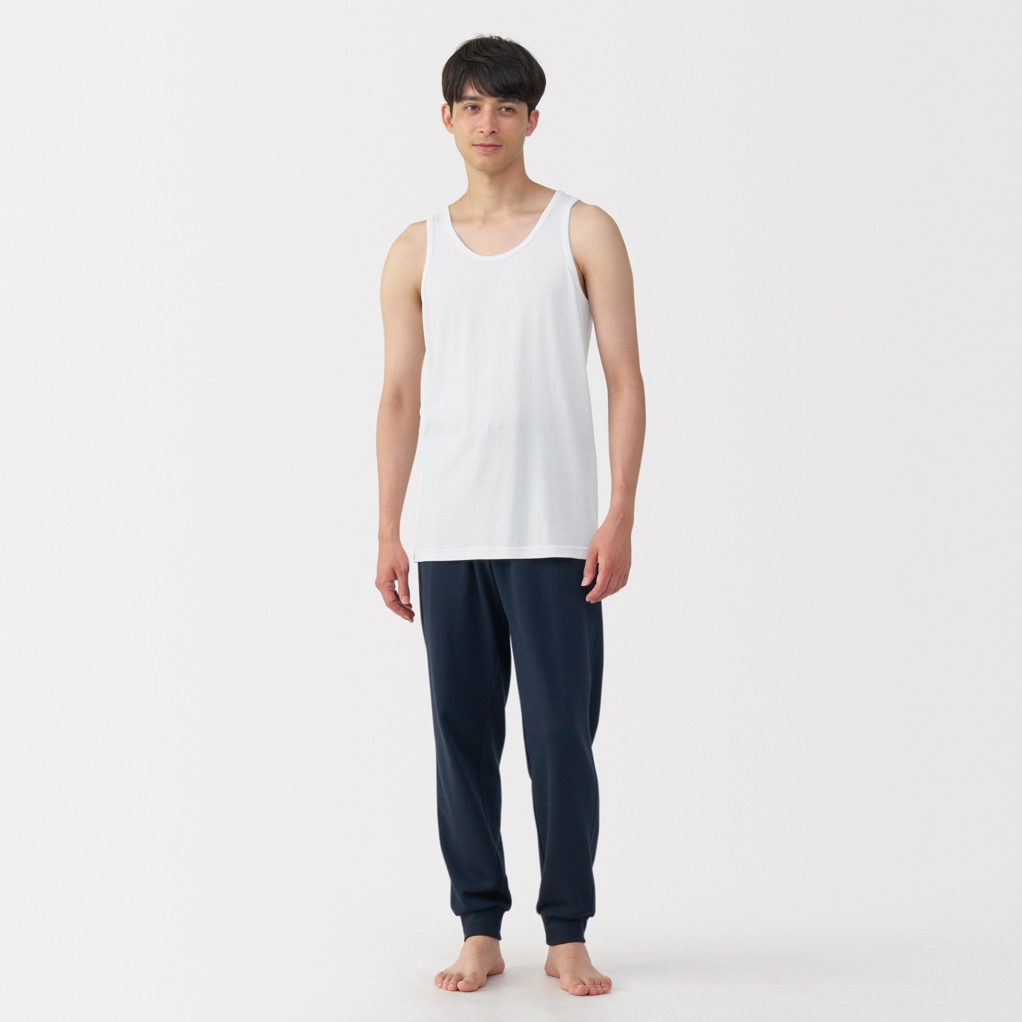 M's Moisture wicking cotton Tank top