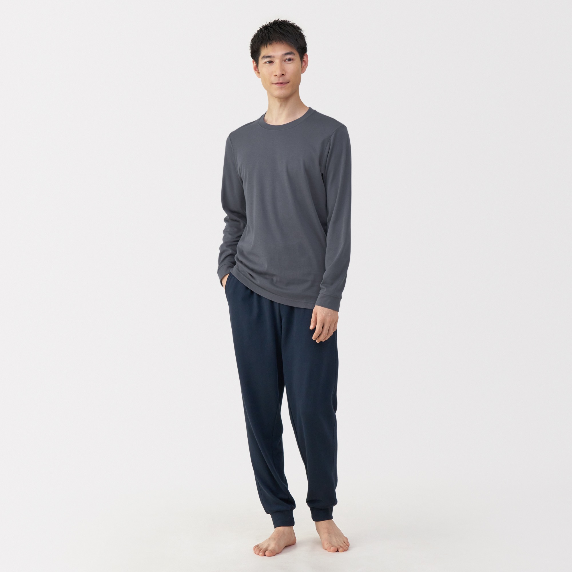 M's Thick, warm cotton L/Slv T-shirt