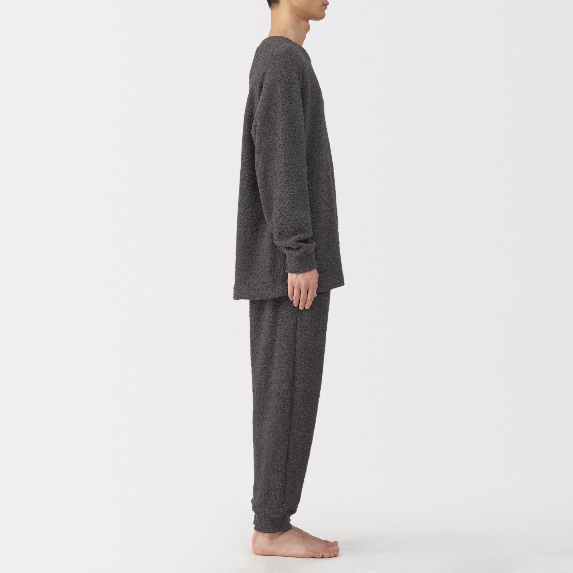 M's Smooth knitted fleece L/Slv lounge set