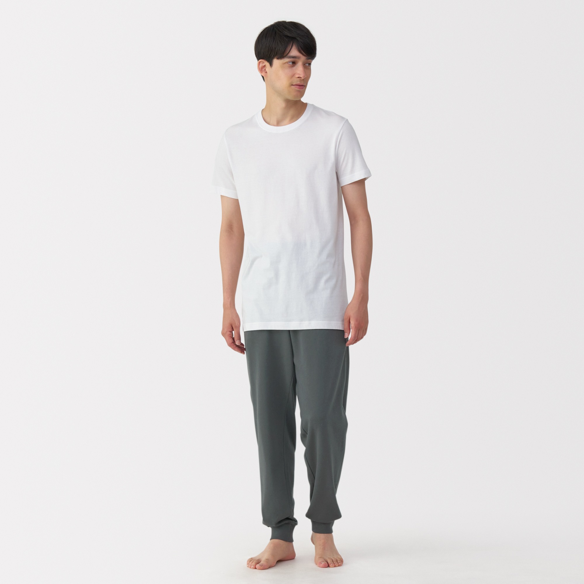 M's Soft twisted long pants