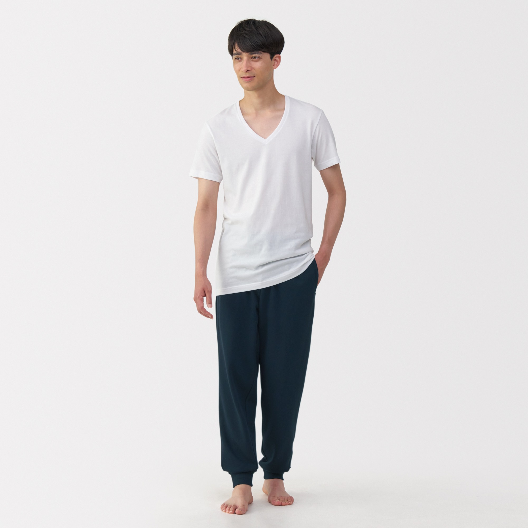 M's Soft twisted long pants