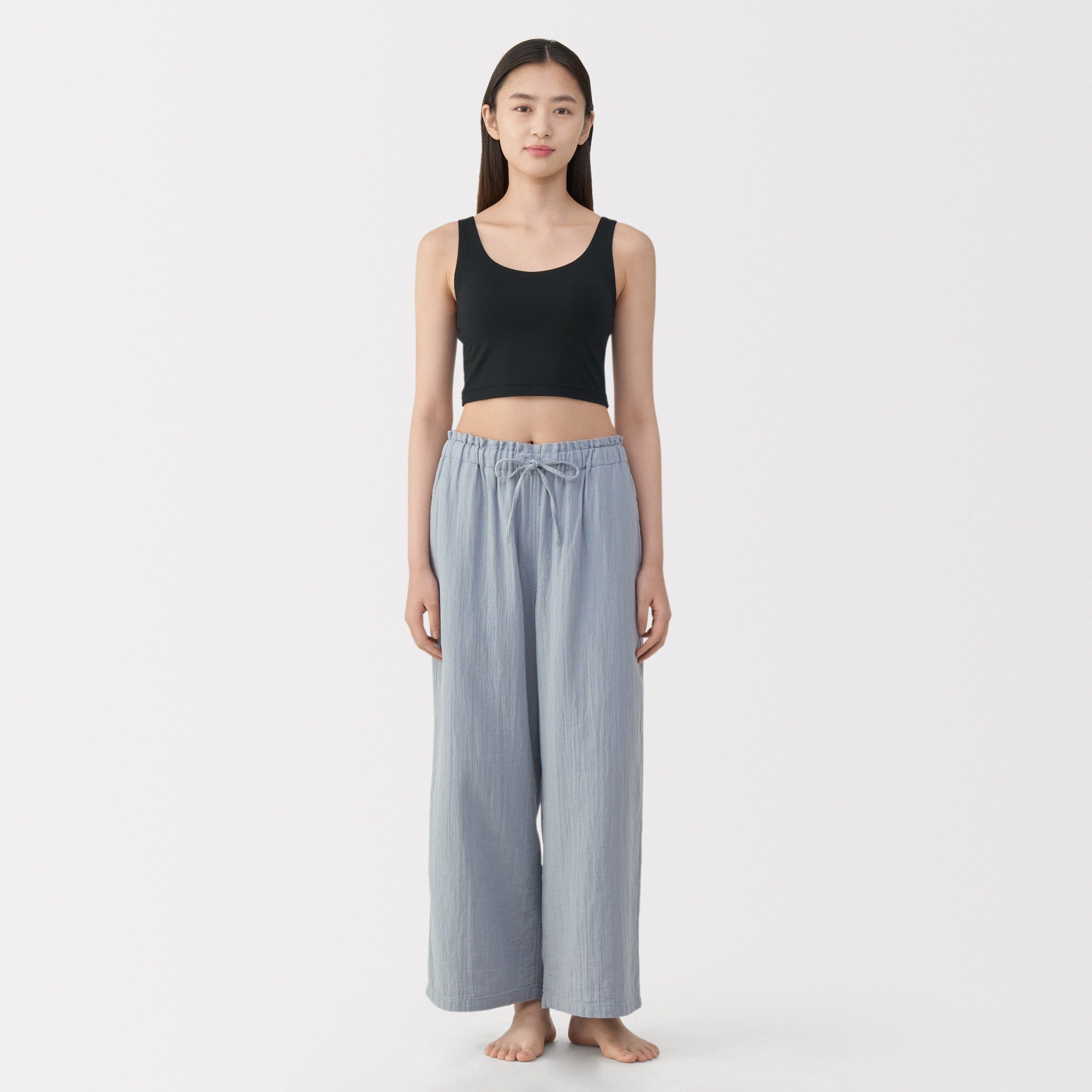 W's Lyocell blended half bra tank top(OS)