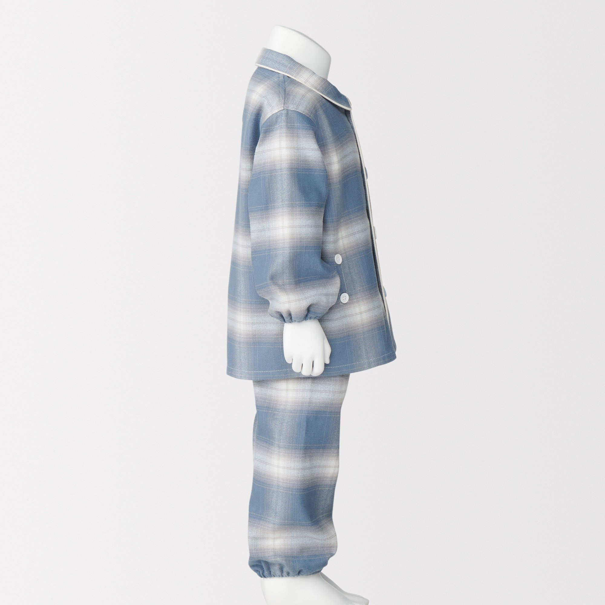 B's Side seamless Flannel training pajamas