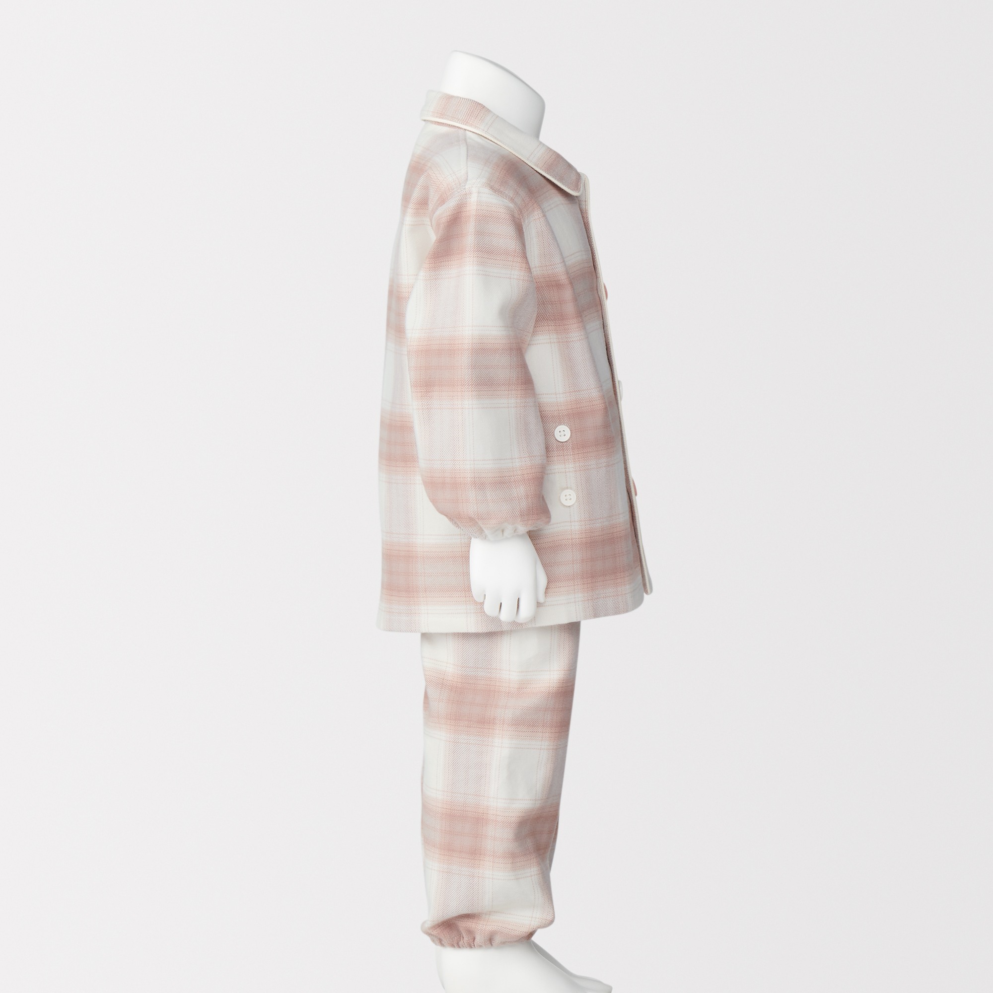 B's Side seamless Flannel training pajamas