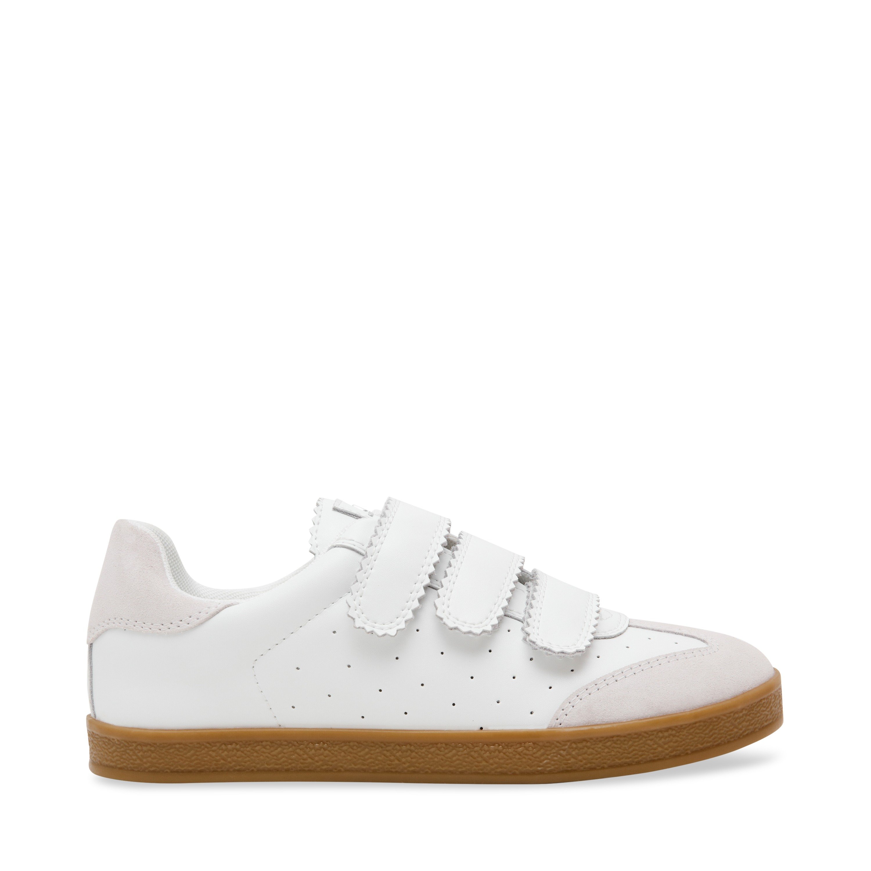 Daybreak-In White Action Leather Sneakers