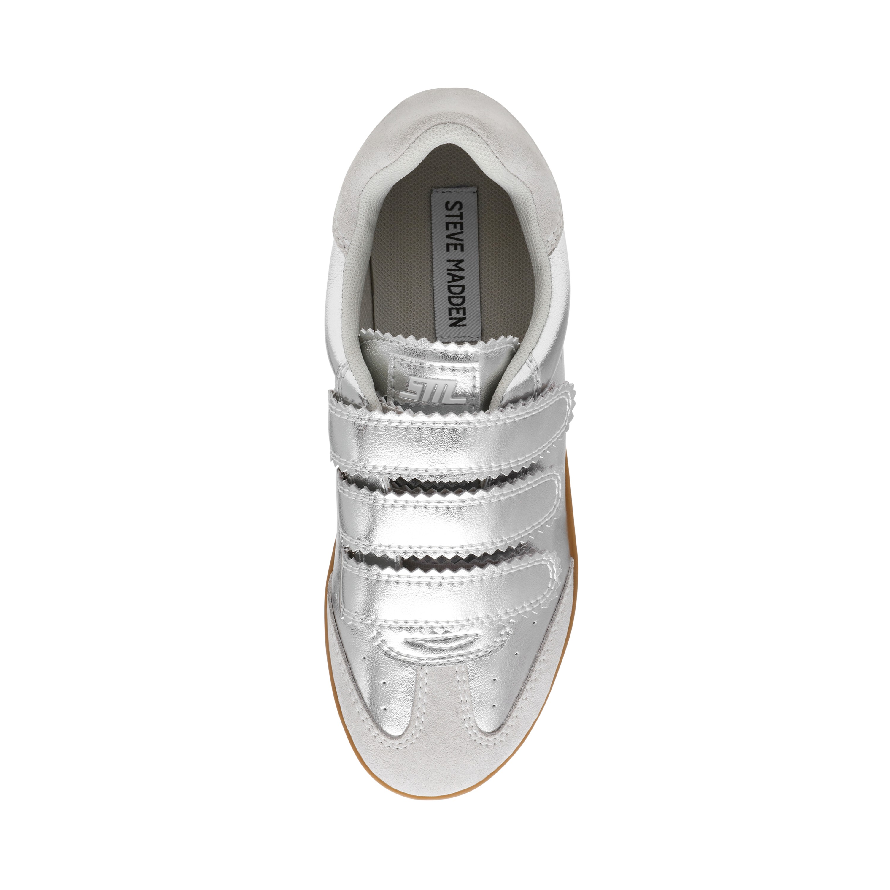 Daybreak-In Silver Action Leather Sneakers