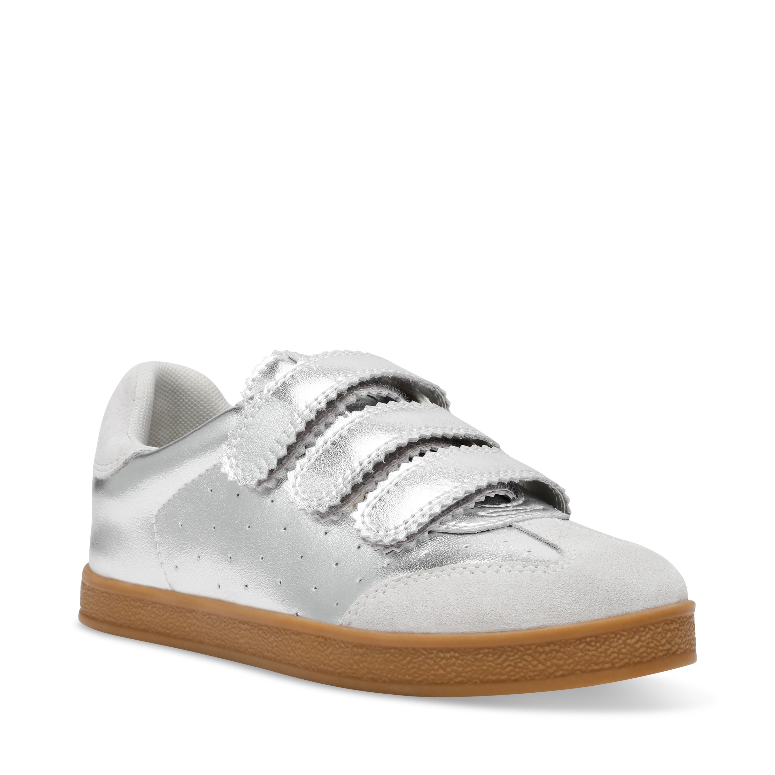 Daybreak-In Silver Action Leather Sneakers