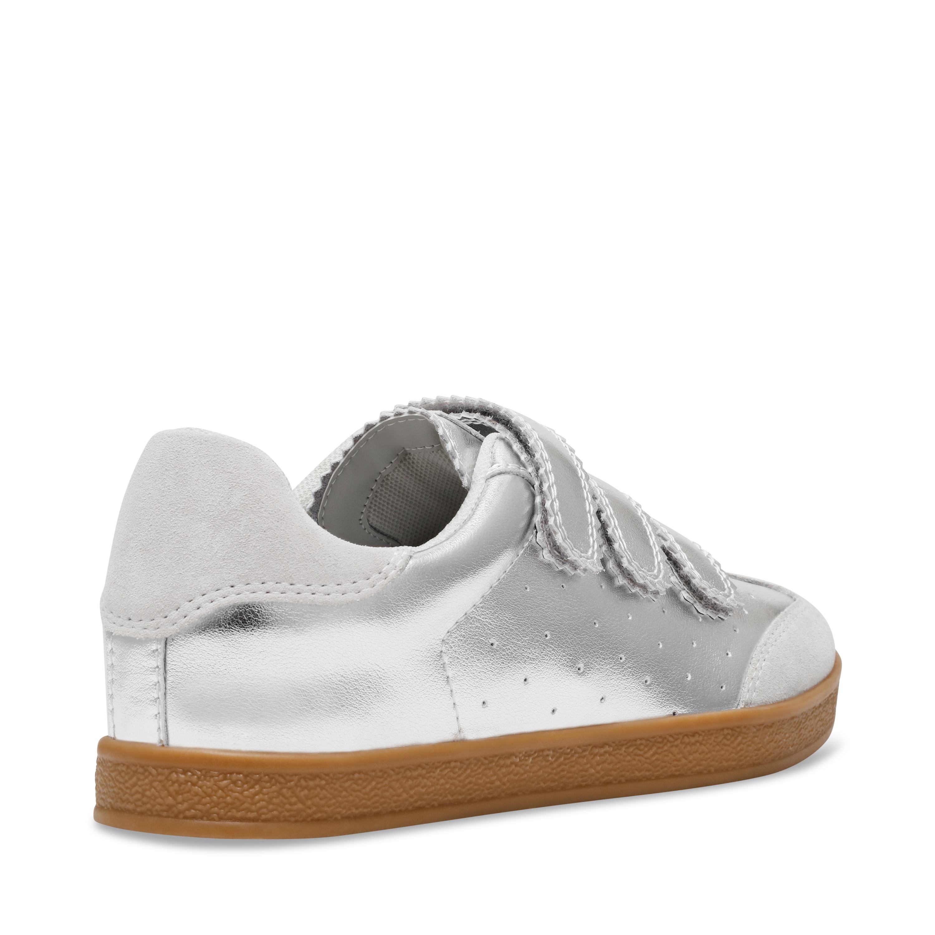 Daybreak-In Silver Action Leather Sneakers