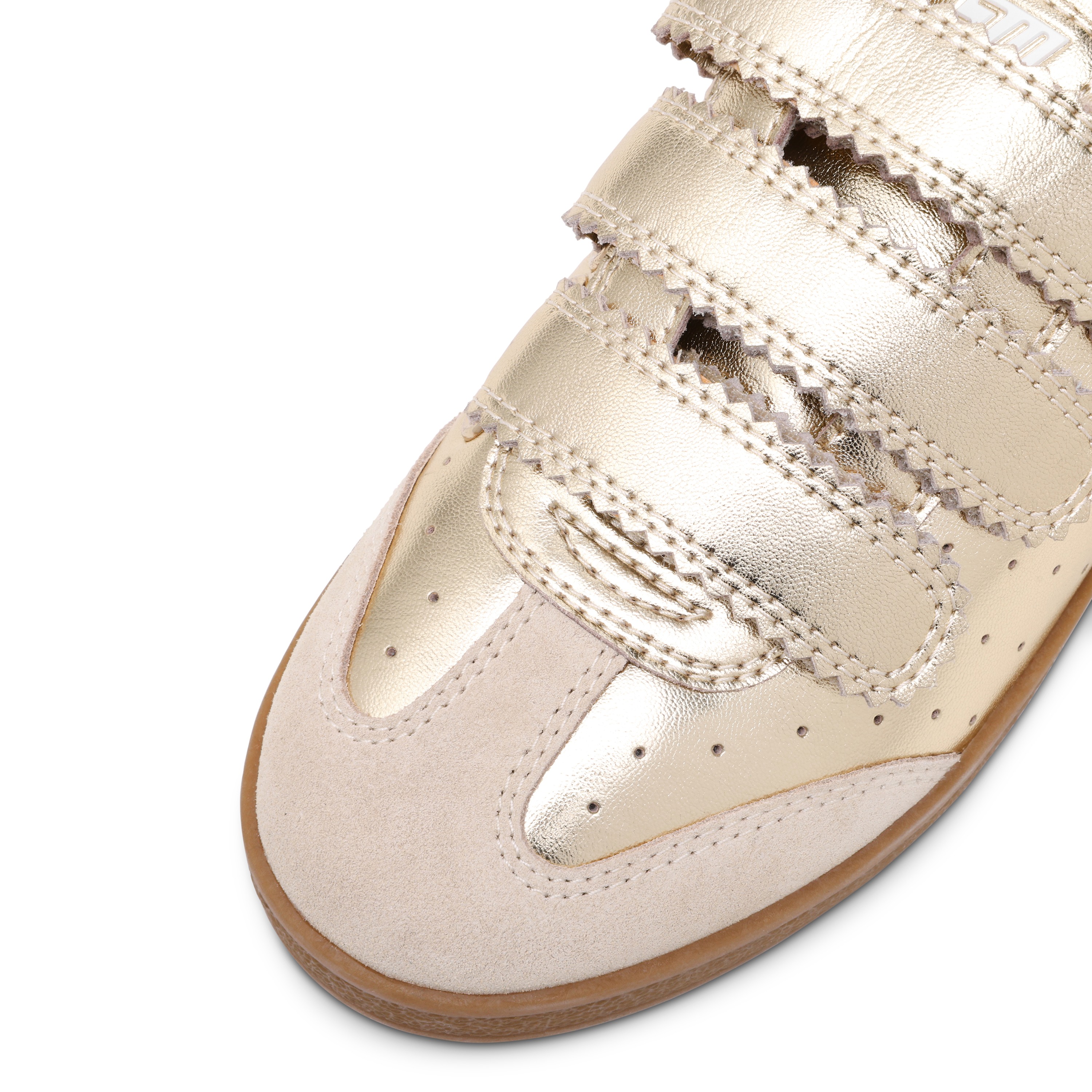 Daybreak-In Gold Action Leather Sneakers