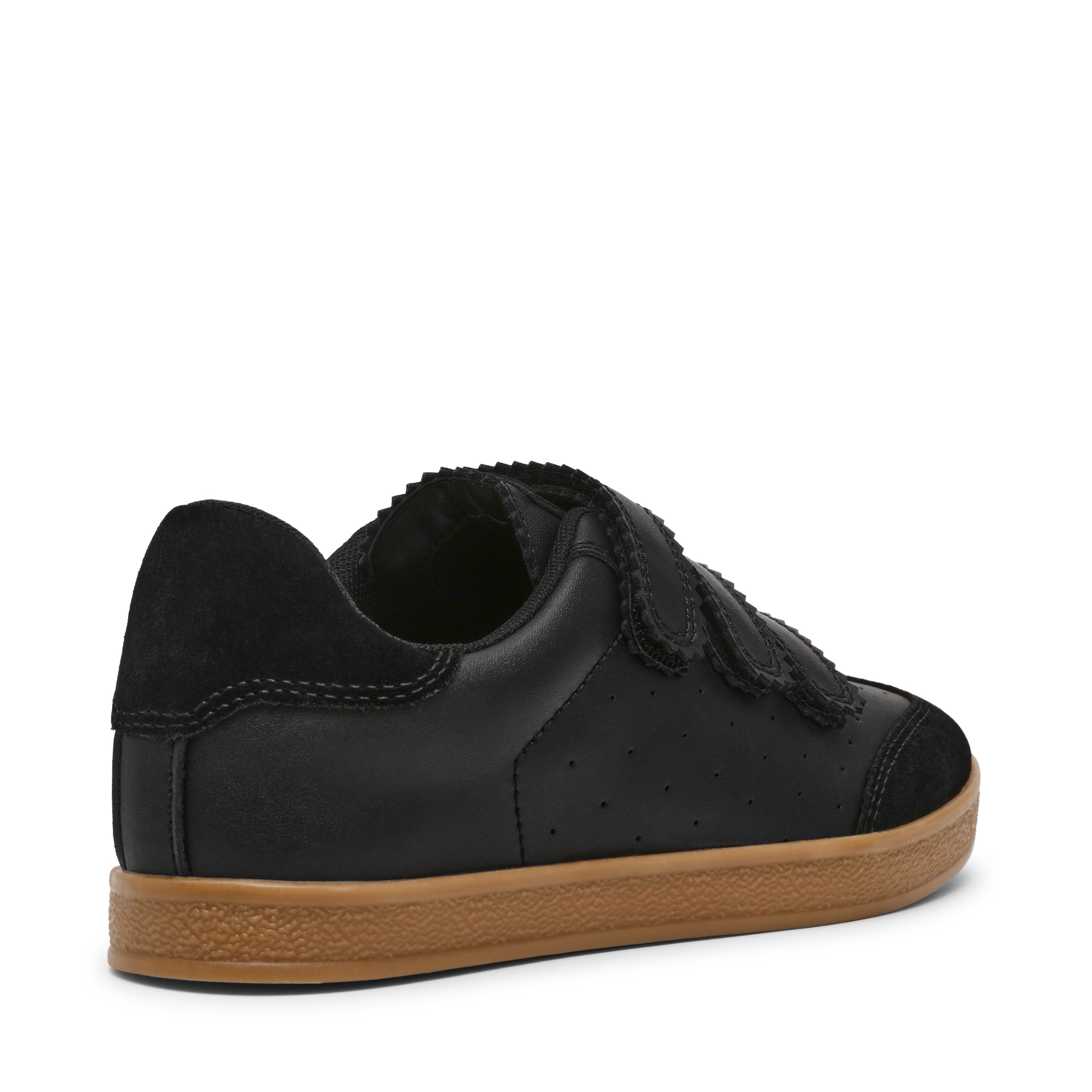 Daybreak-In Black Action Leather Sneakers