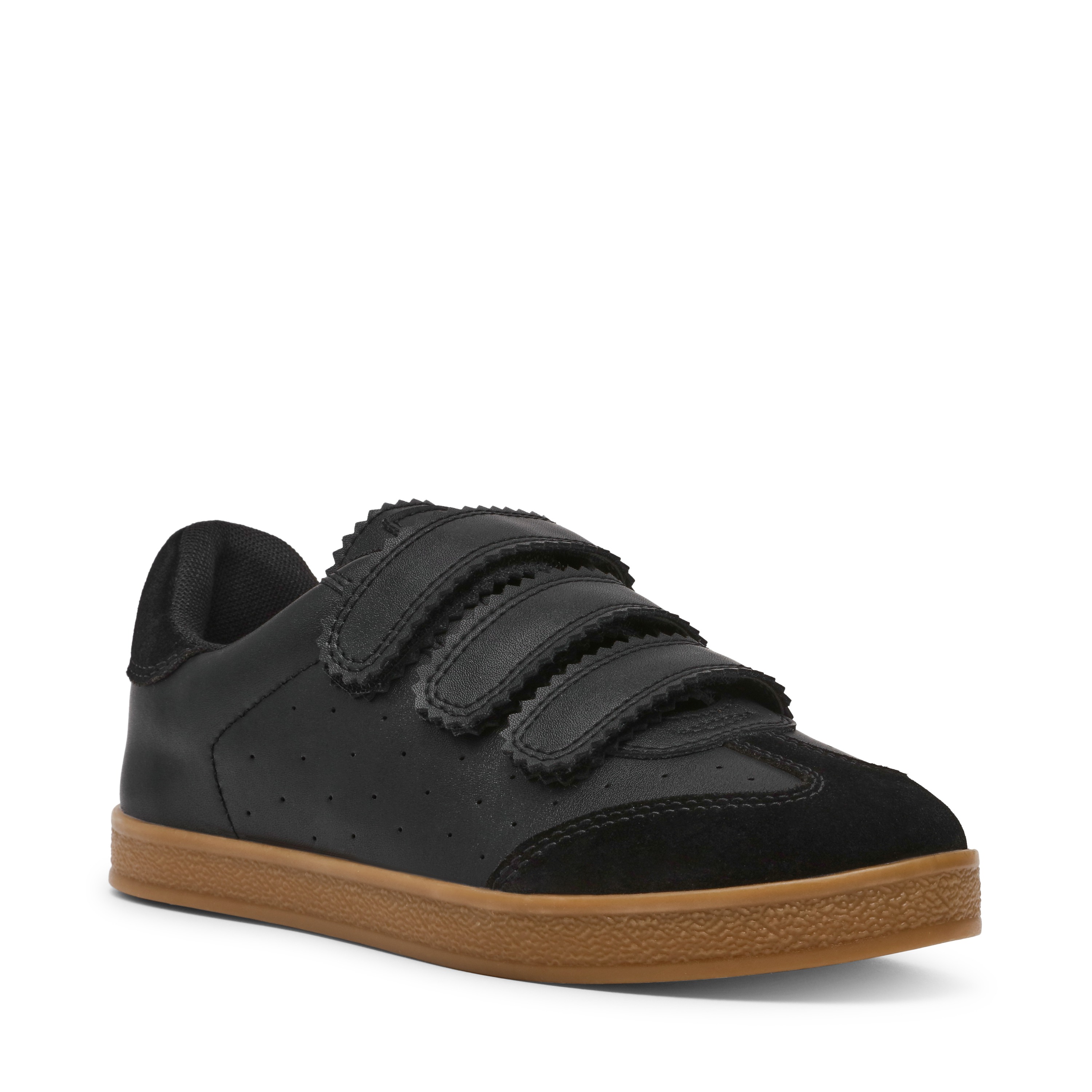 Daybreak-In Black Action Leather Sneakers