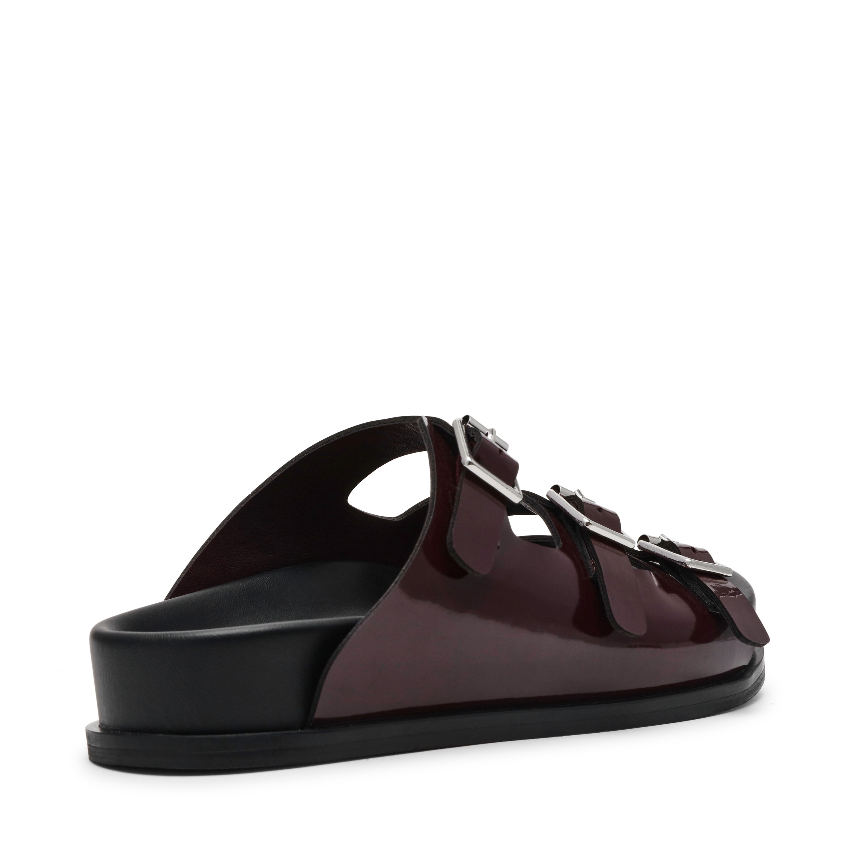 Easy-Peazy-In Dark Cherry Flat Sandals