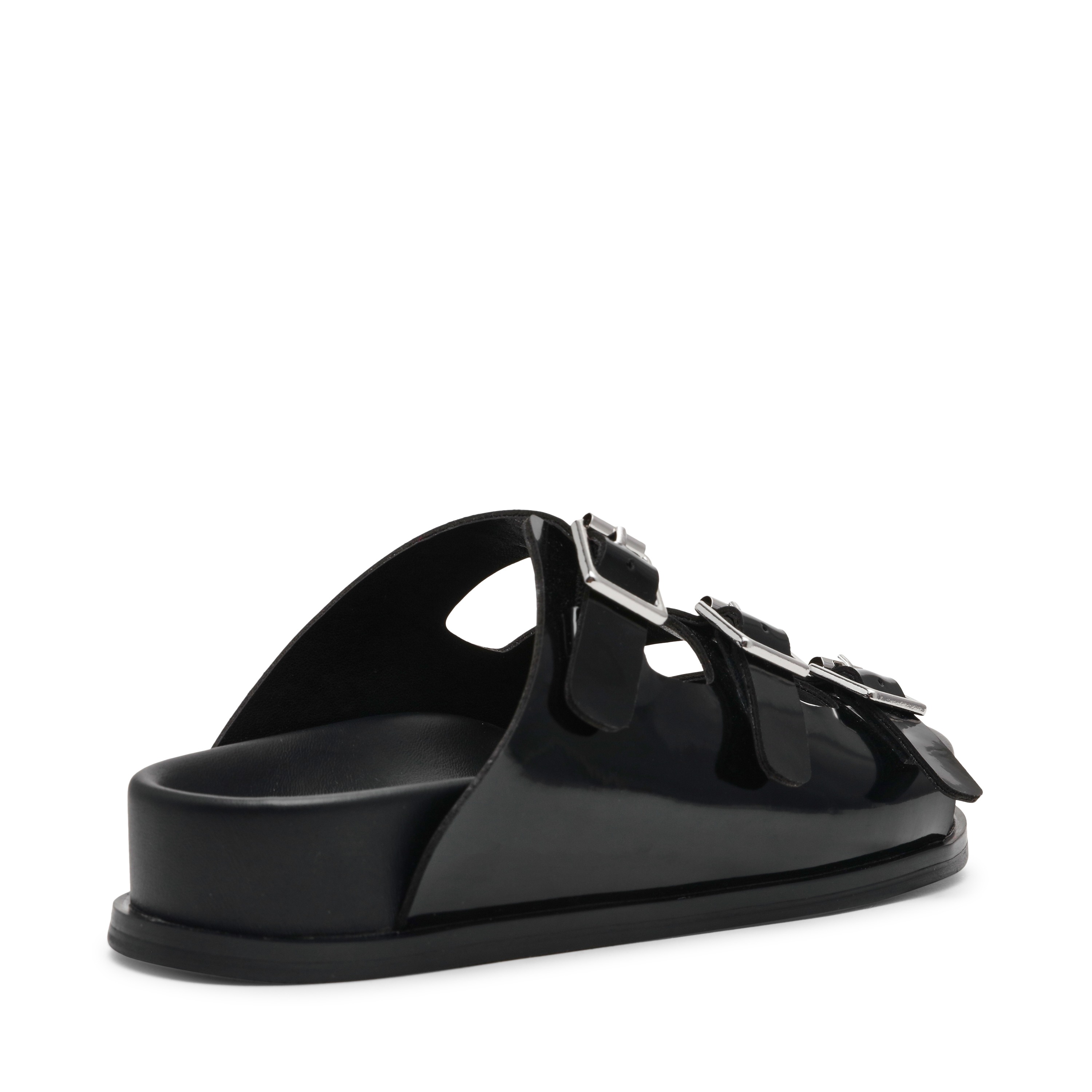 Easy-Peazy-In Black Box Flat Sandals