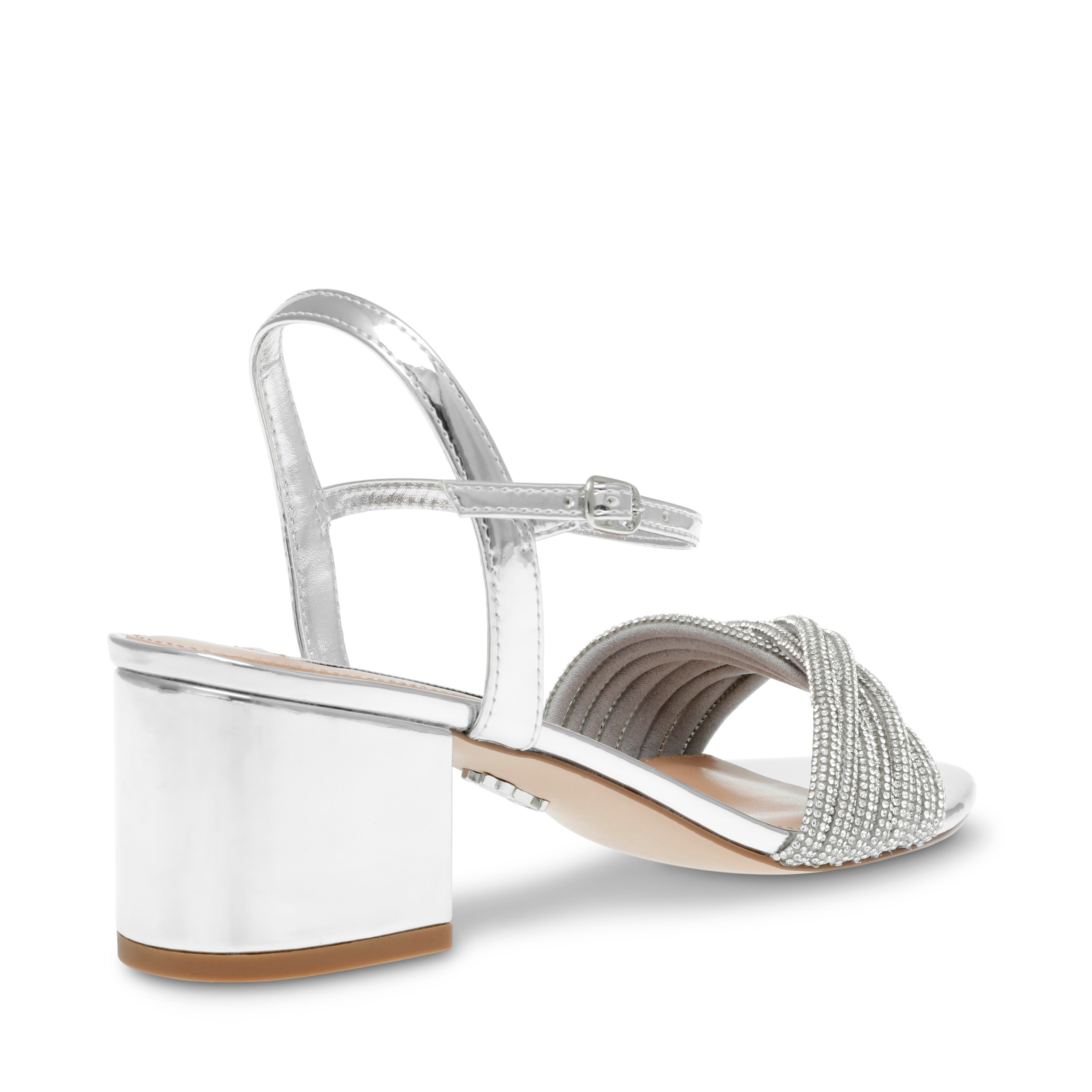 Ismeria-In Silver Heeled Sandal