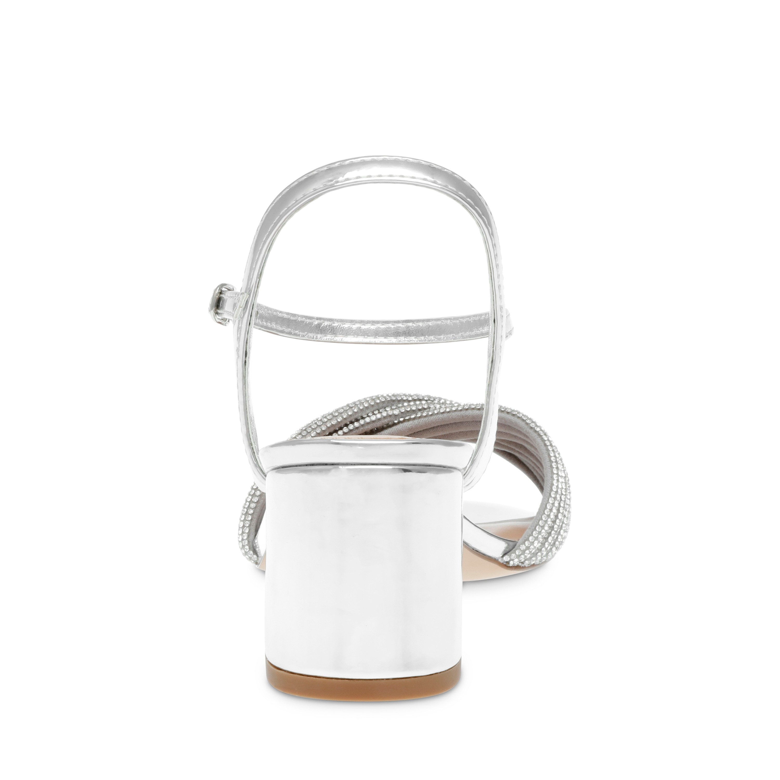 Ismeria-In Silver Heeled Sandal