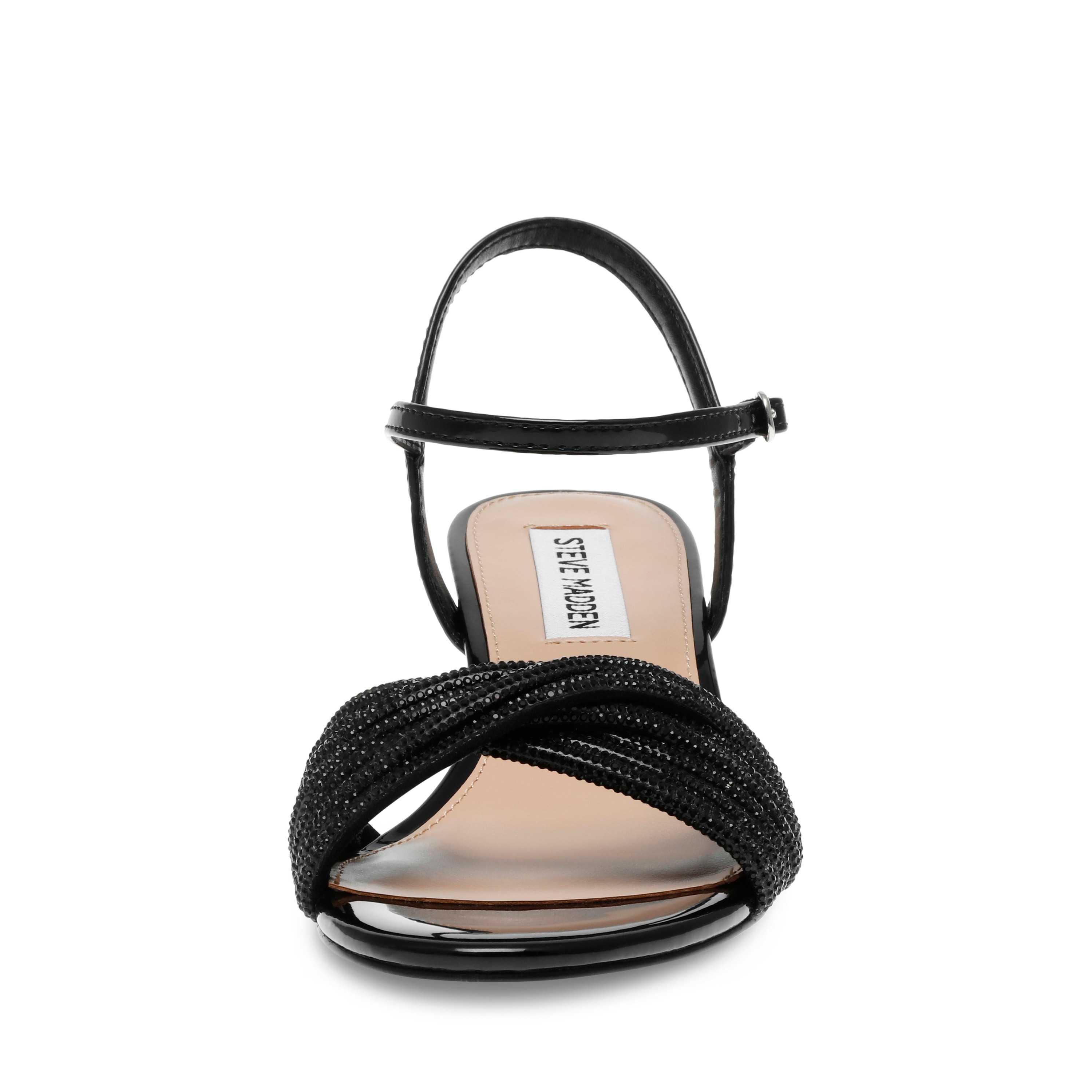 Ismeria-In Black Heeled Sandal