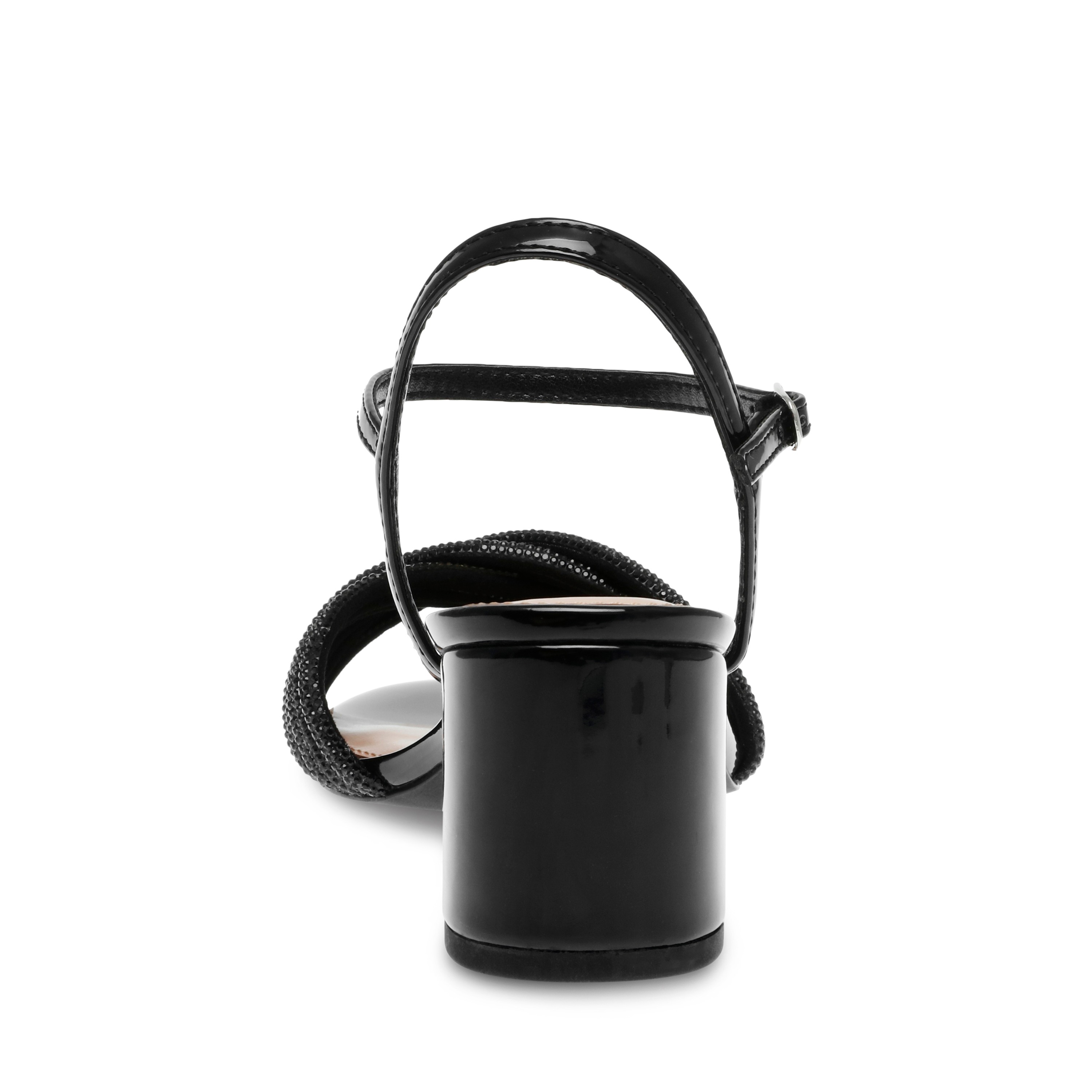Ismeria-In Black Heeled Sandal