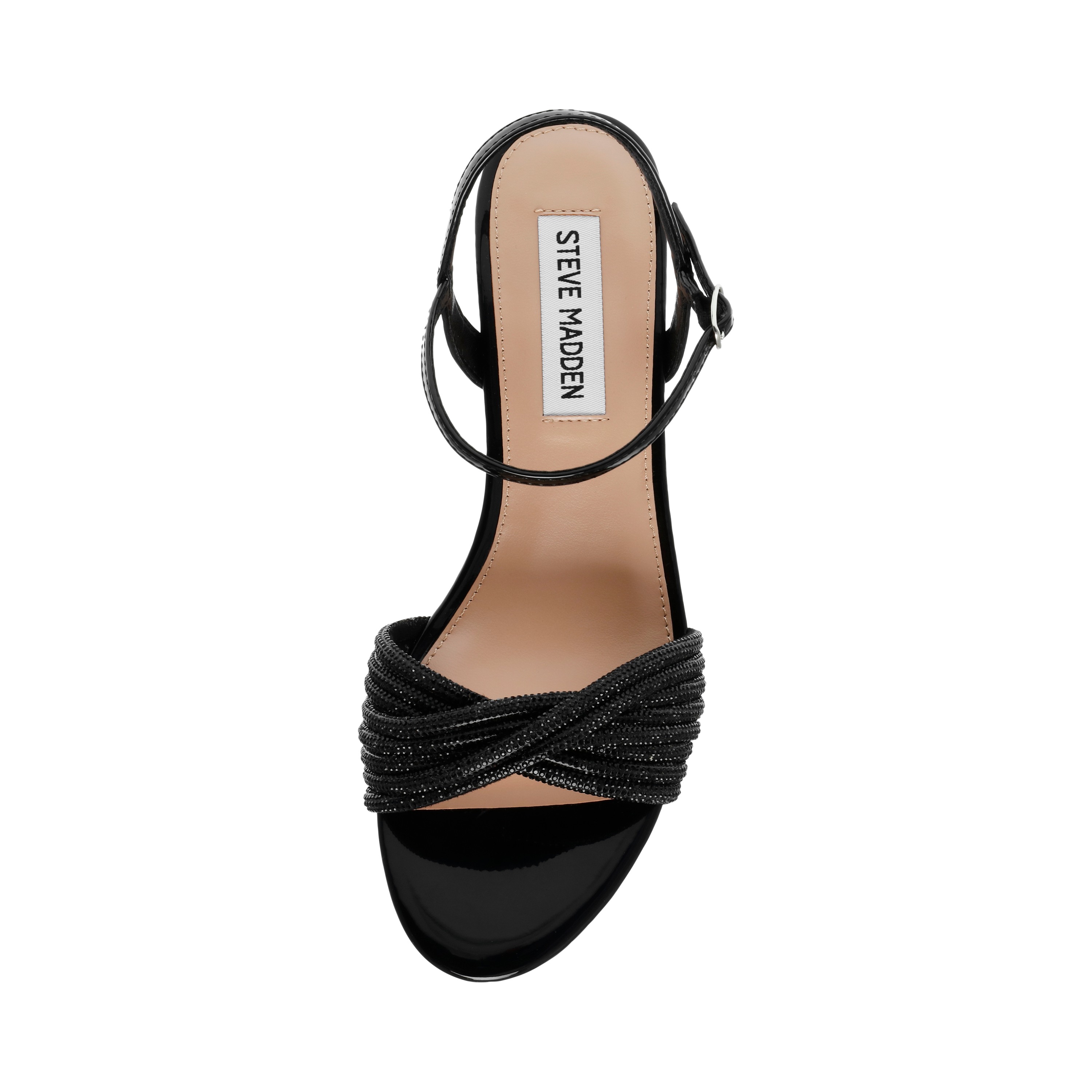 Ismeria-In Black Heeled Sandal