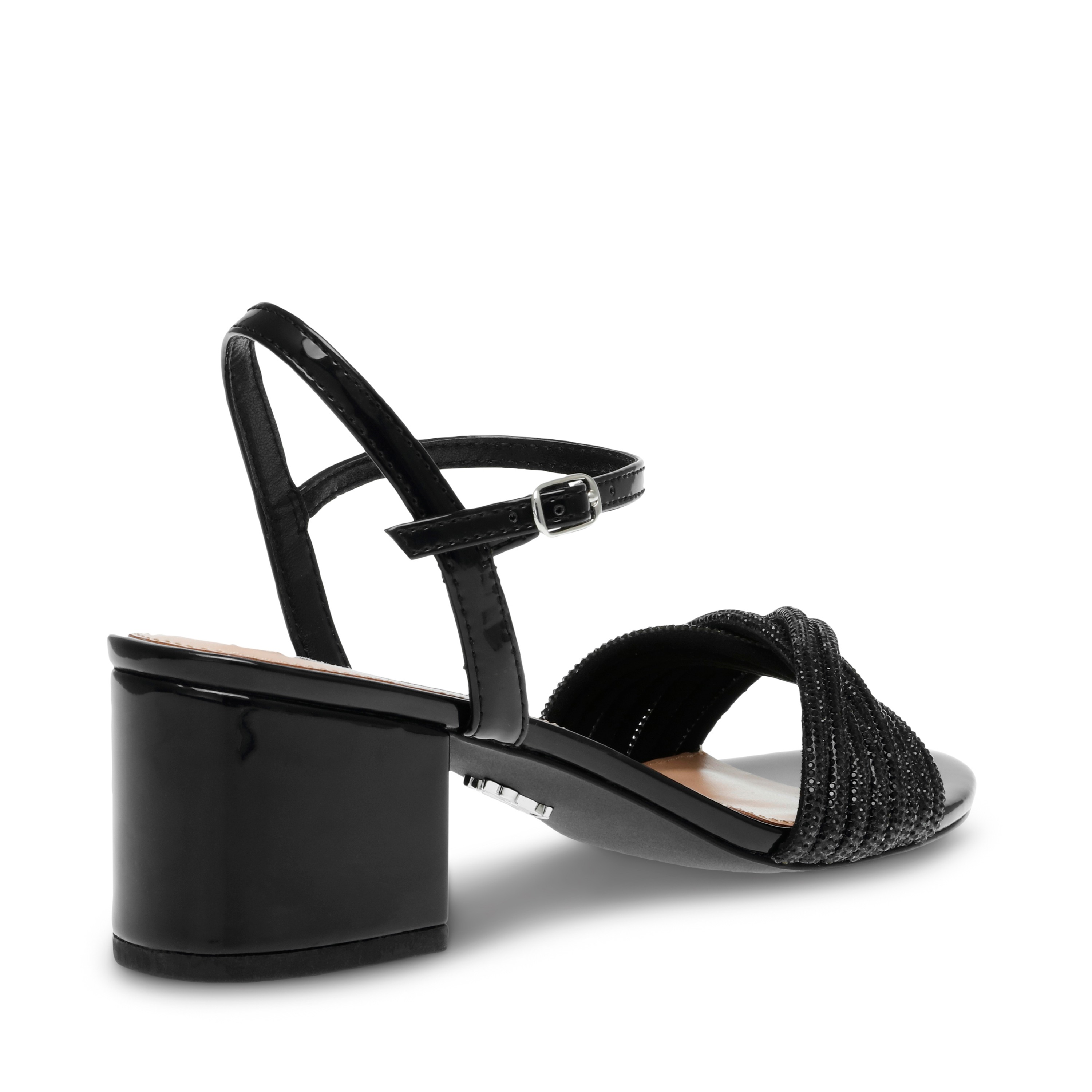 Ismeria-In Black Heeled Sandal