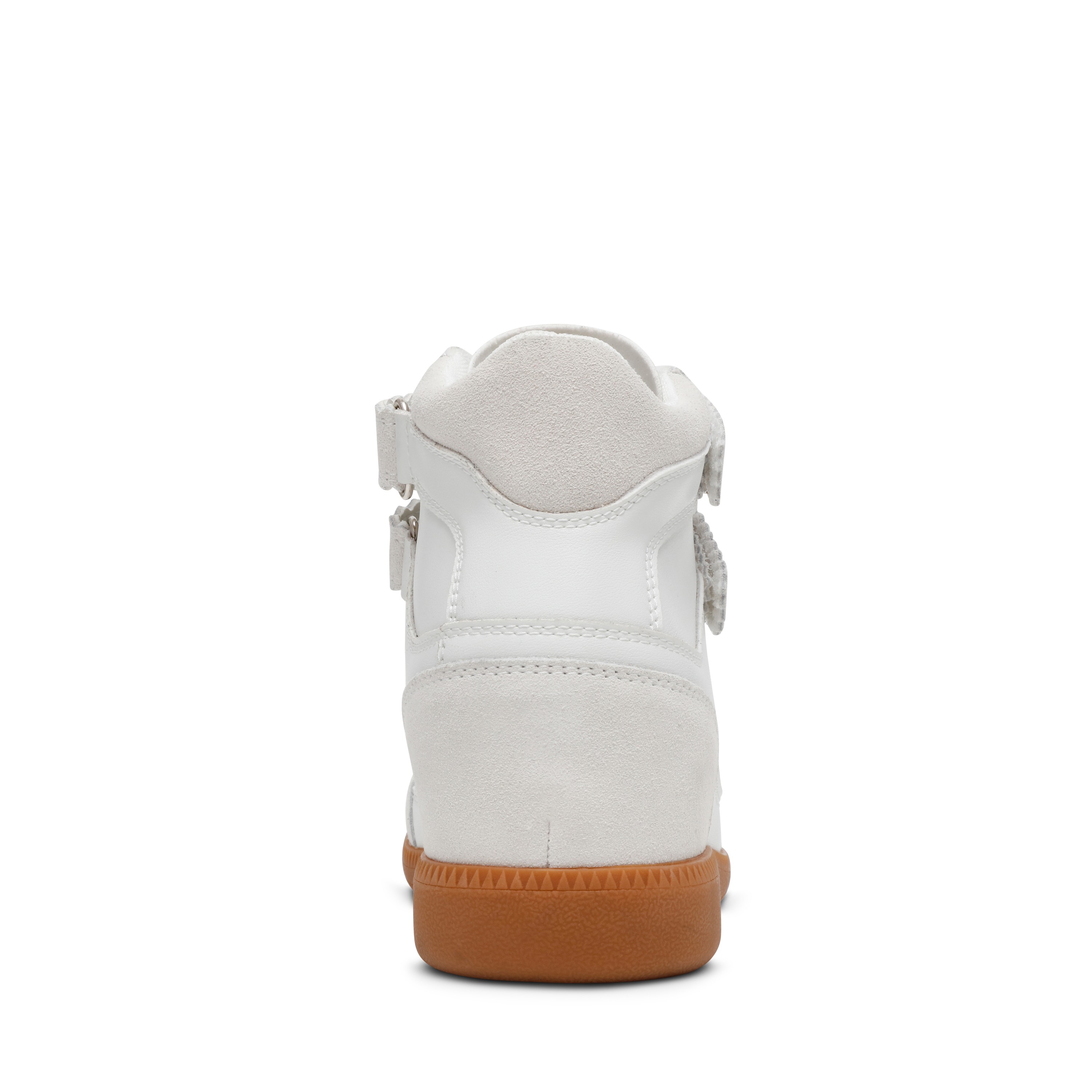 Mustang-In White Suede Sneakers