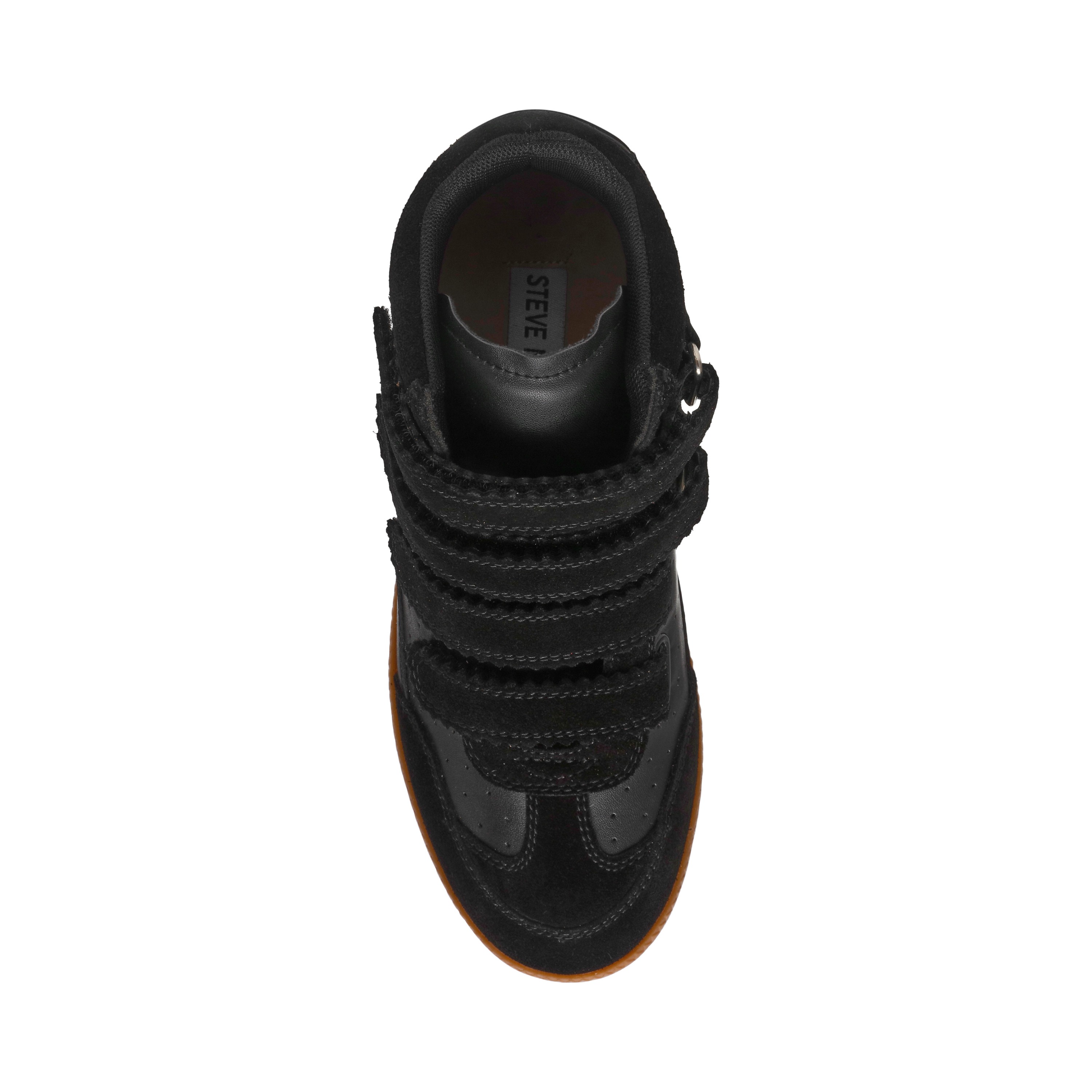 Mustang-In Black Suede Sneakers