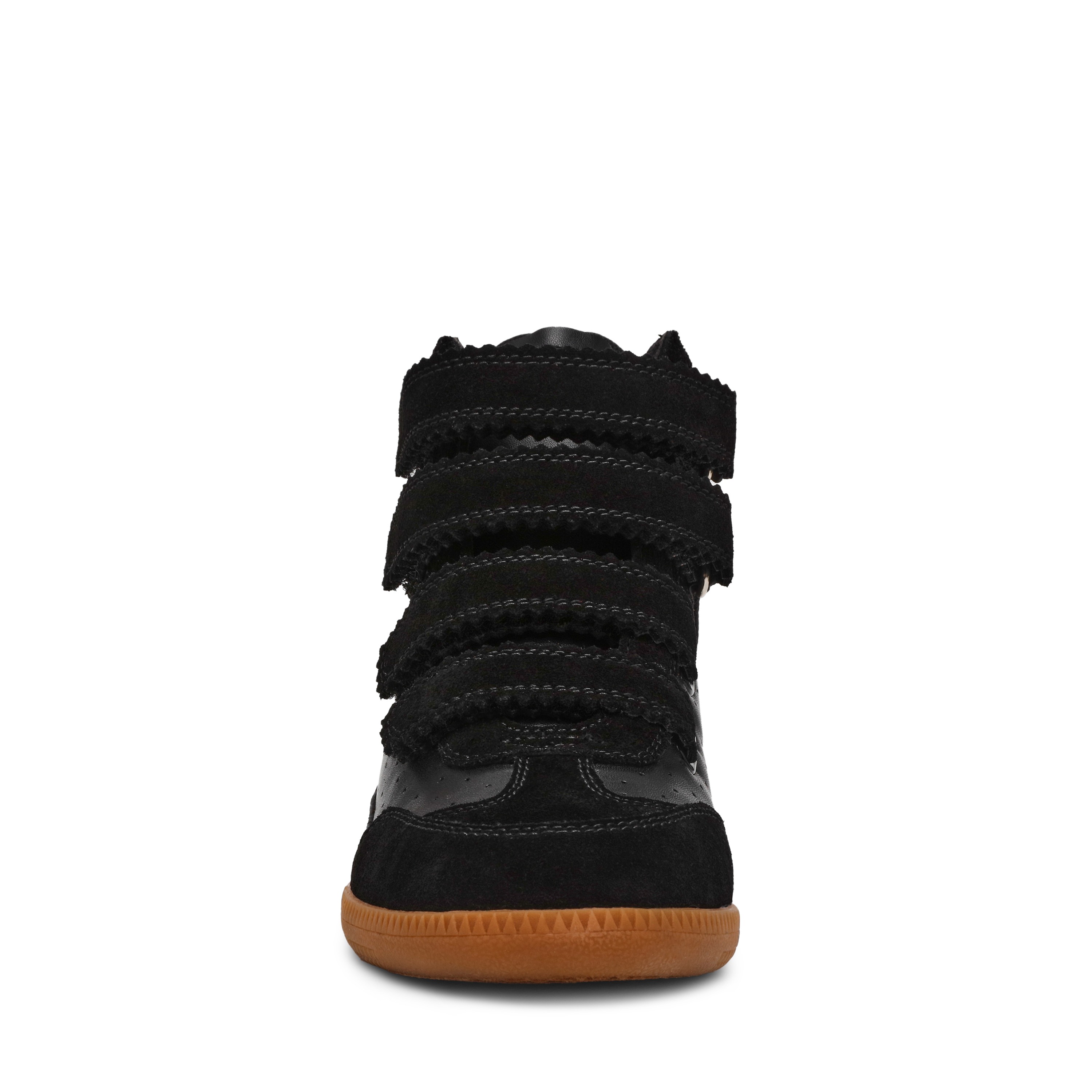Mustang-In Black Suede Sneakers