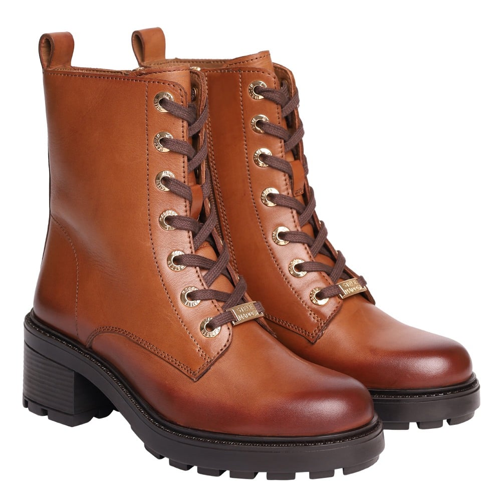 Honora Tan Leather Boots