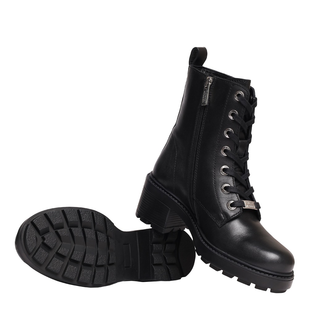 Honora Black Leather Boots