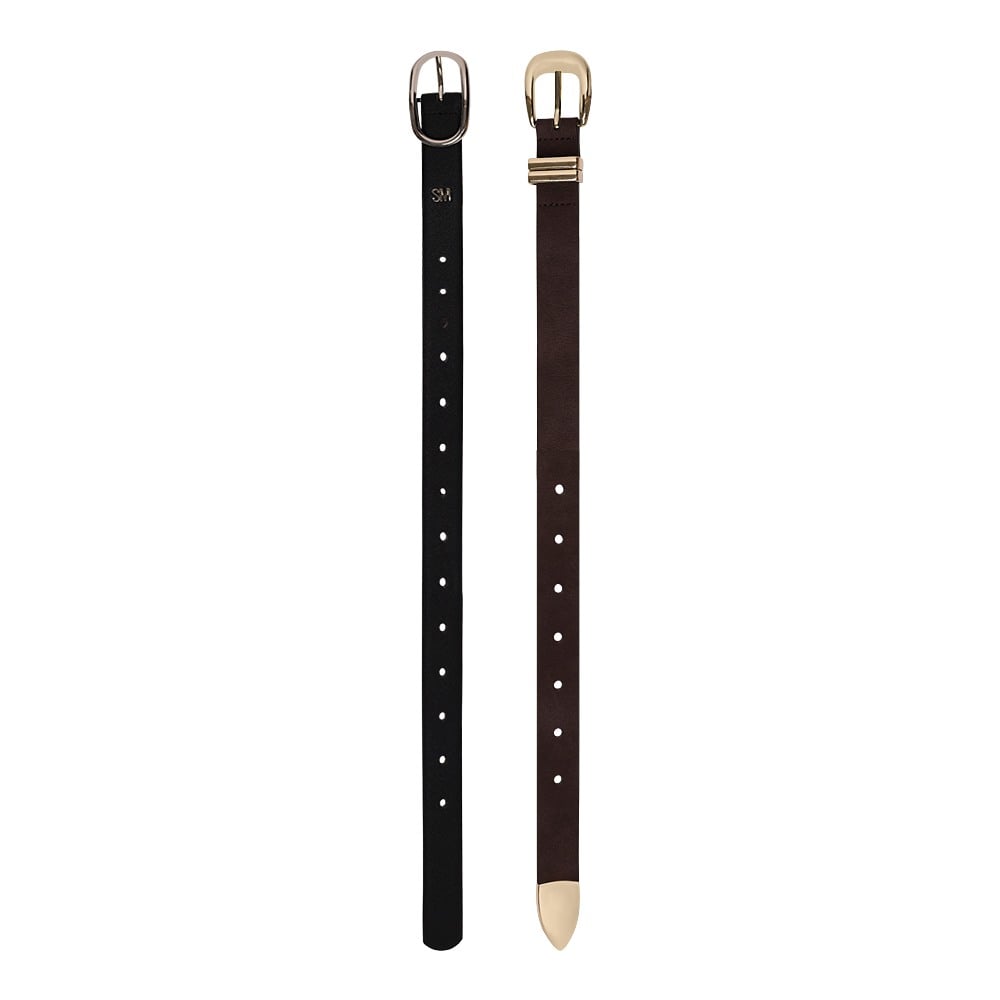 Smp38813 Black/Tan Belts
