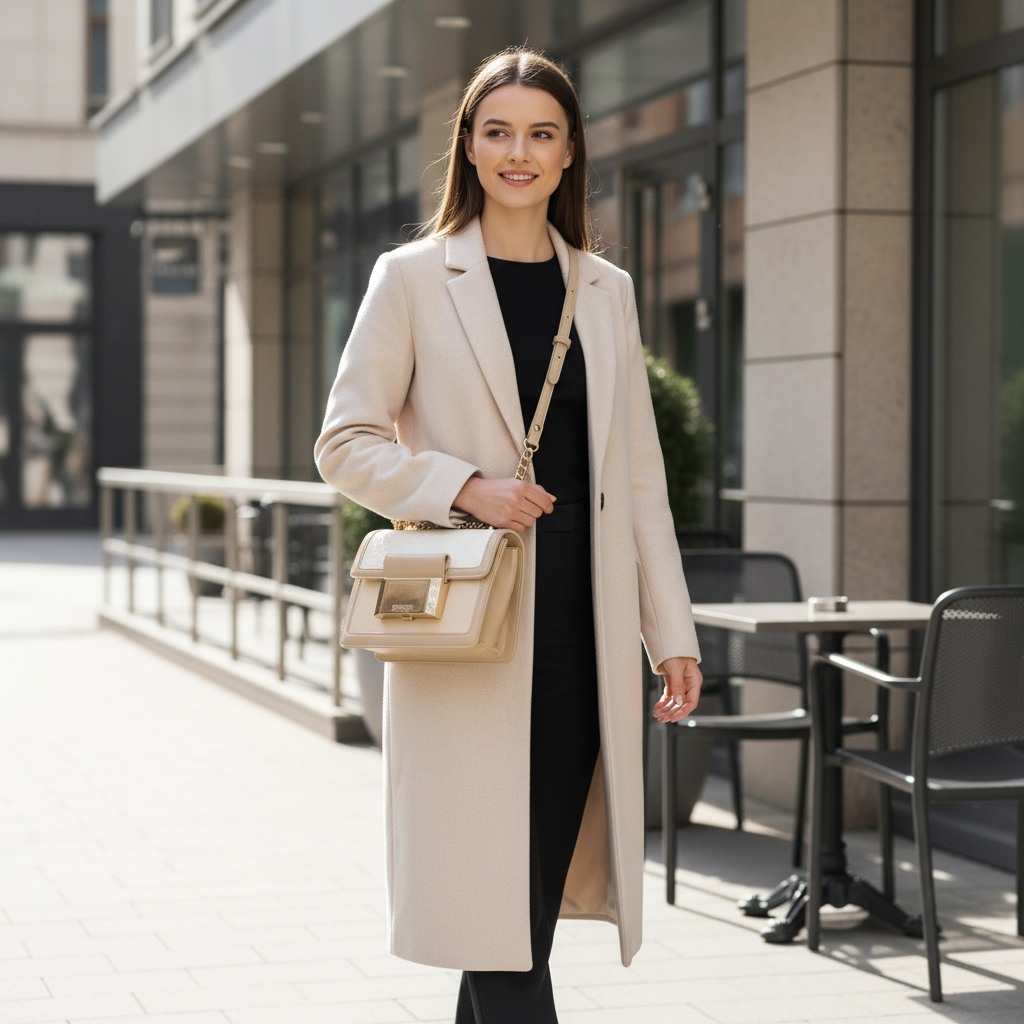 Bportiae Camel Multi Crossbody