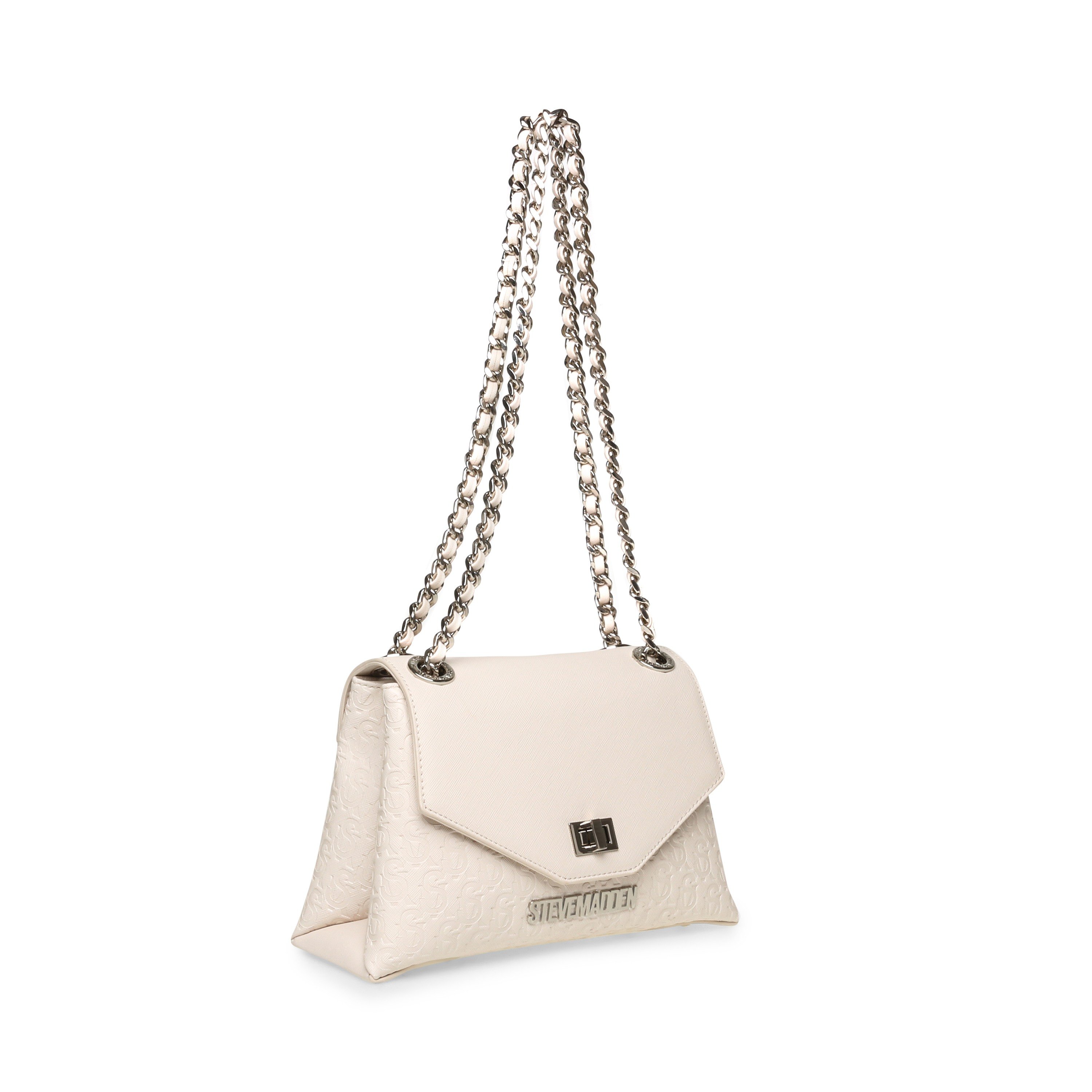 Bvolt-6 Cream/Silver Crossbody
