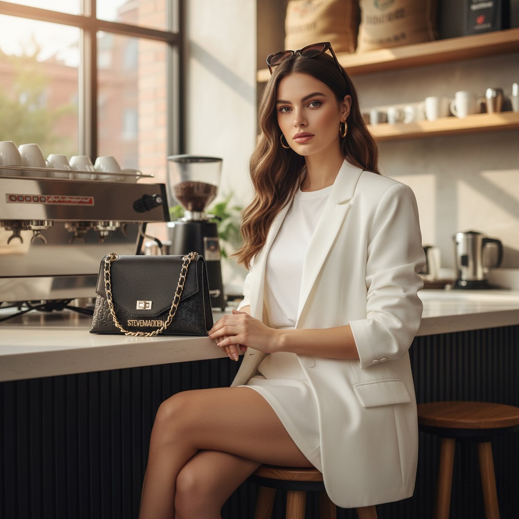 Bvolt-6 Black/Gold Crossbody