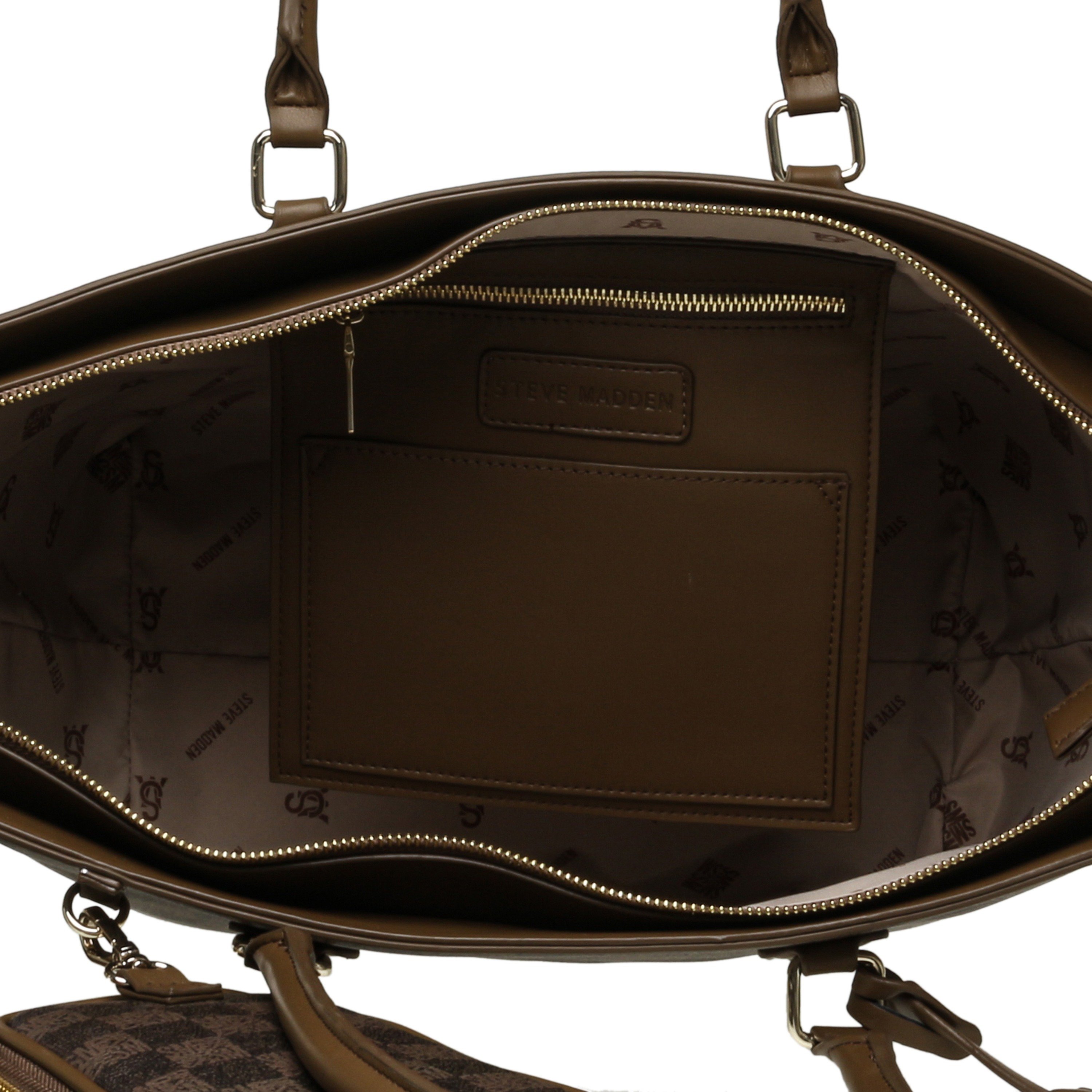 Bjude-7 Olive/Gold Tote