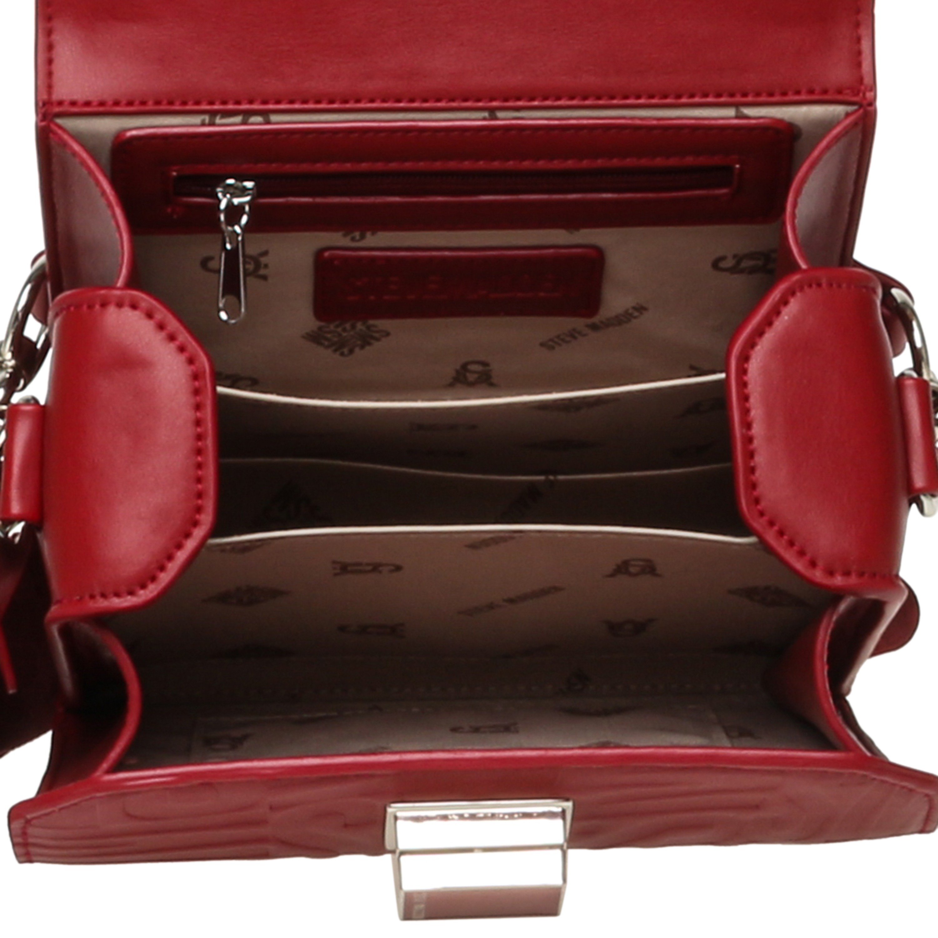 Bblocks Red/Silver Crossbody