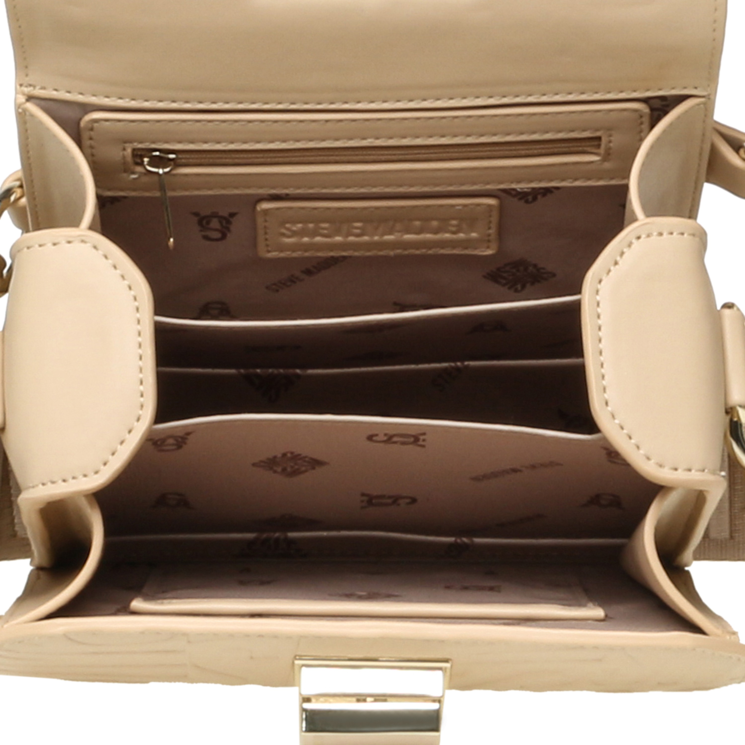 Bblocks Bone/Gold Crossbody