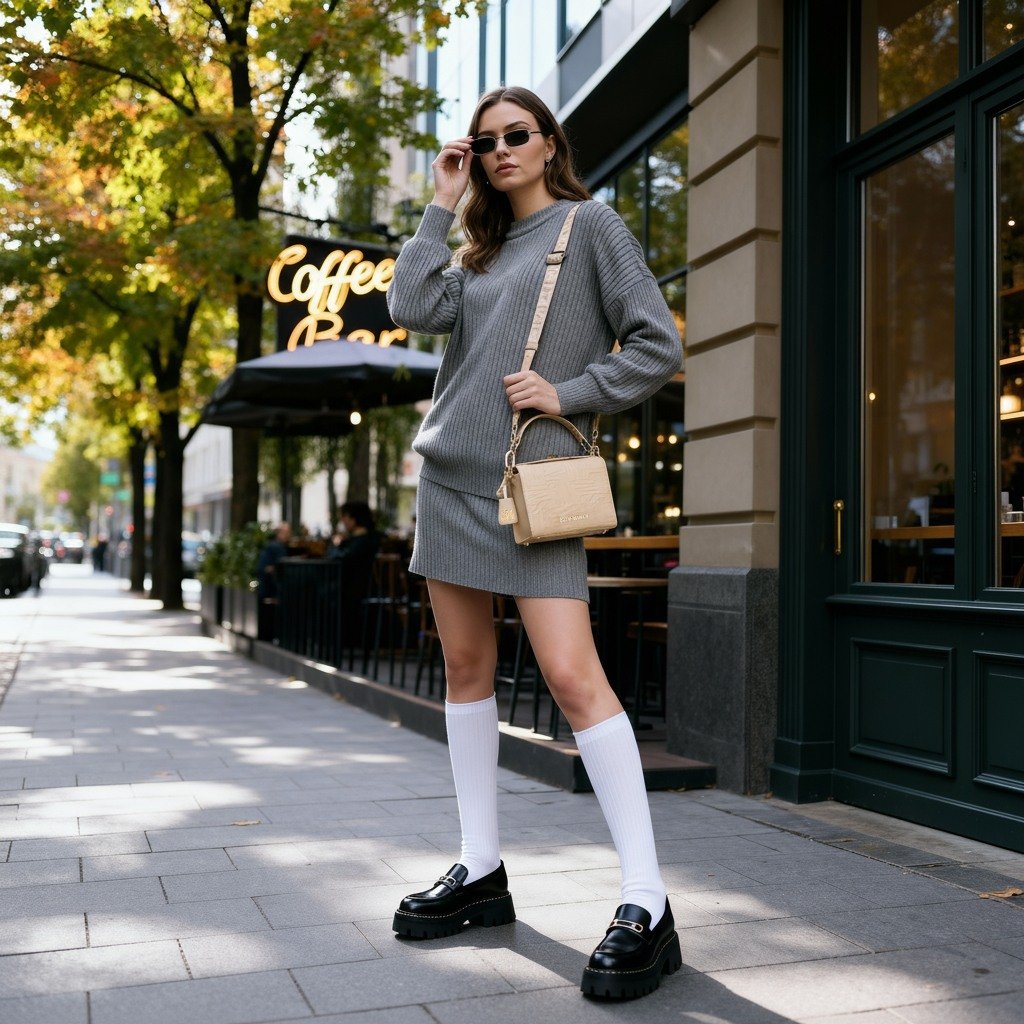 Bblocks Bone/Gold Crossbody