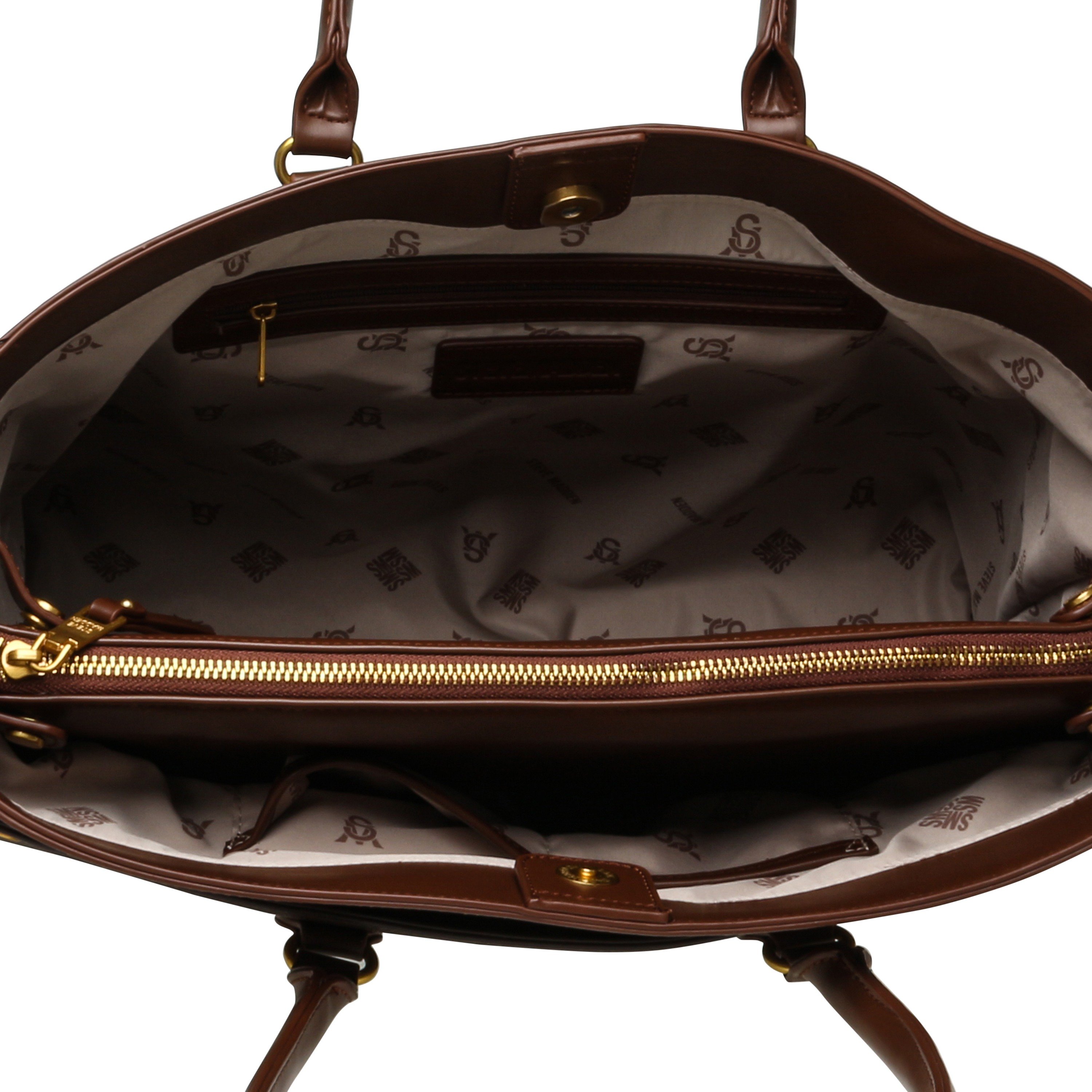 Bmario-E Brown Multi Tote