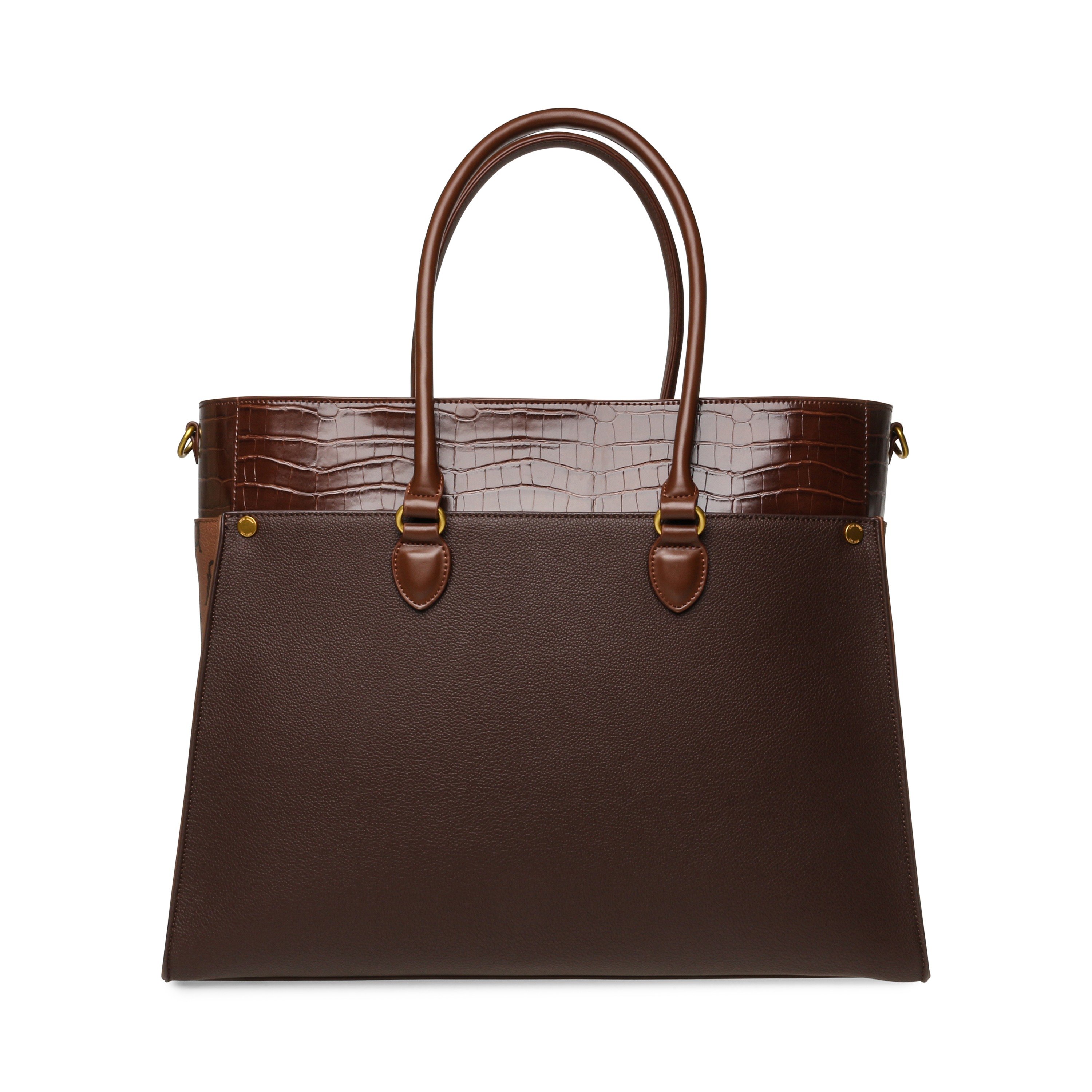 Bmario-E Brown Multi Tote