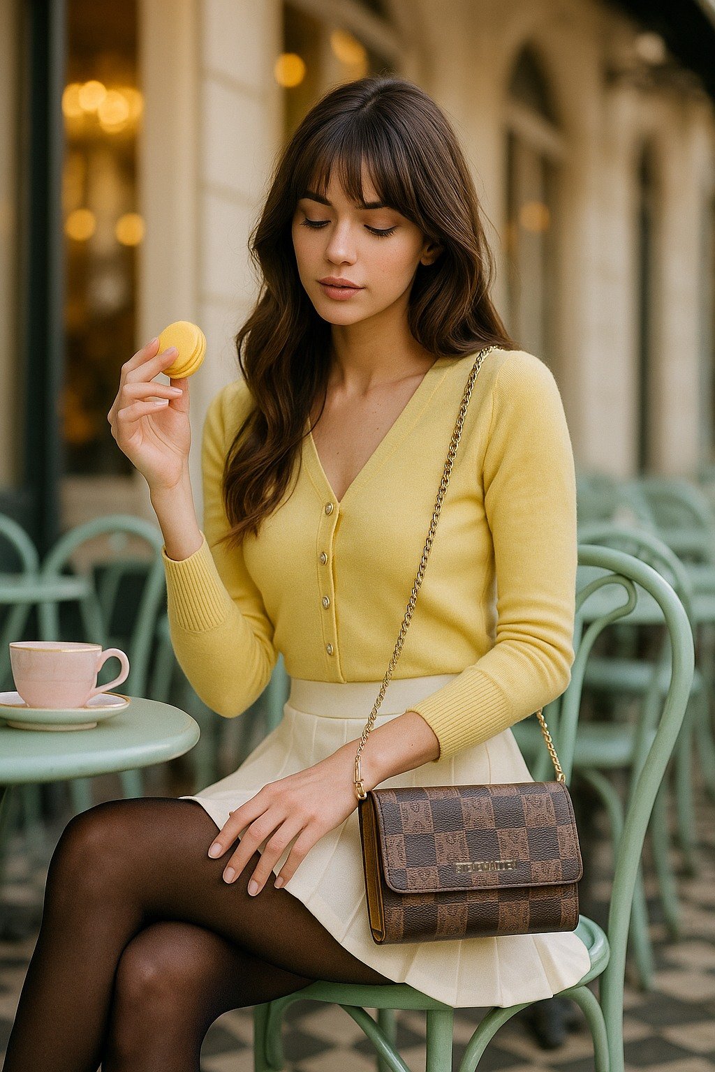 Bryee Olive/Gold Clutches & Wallets