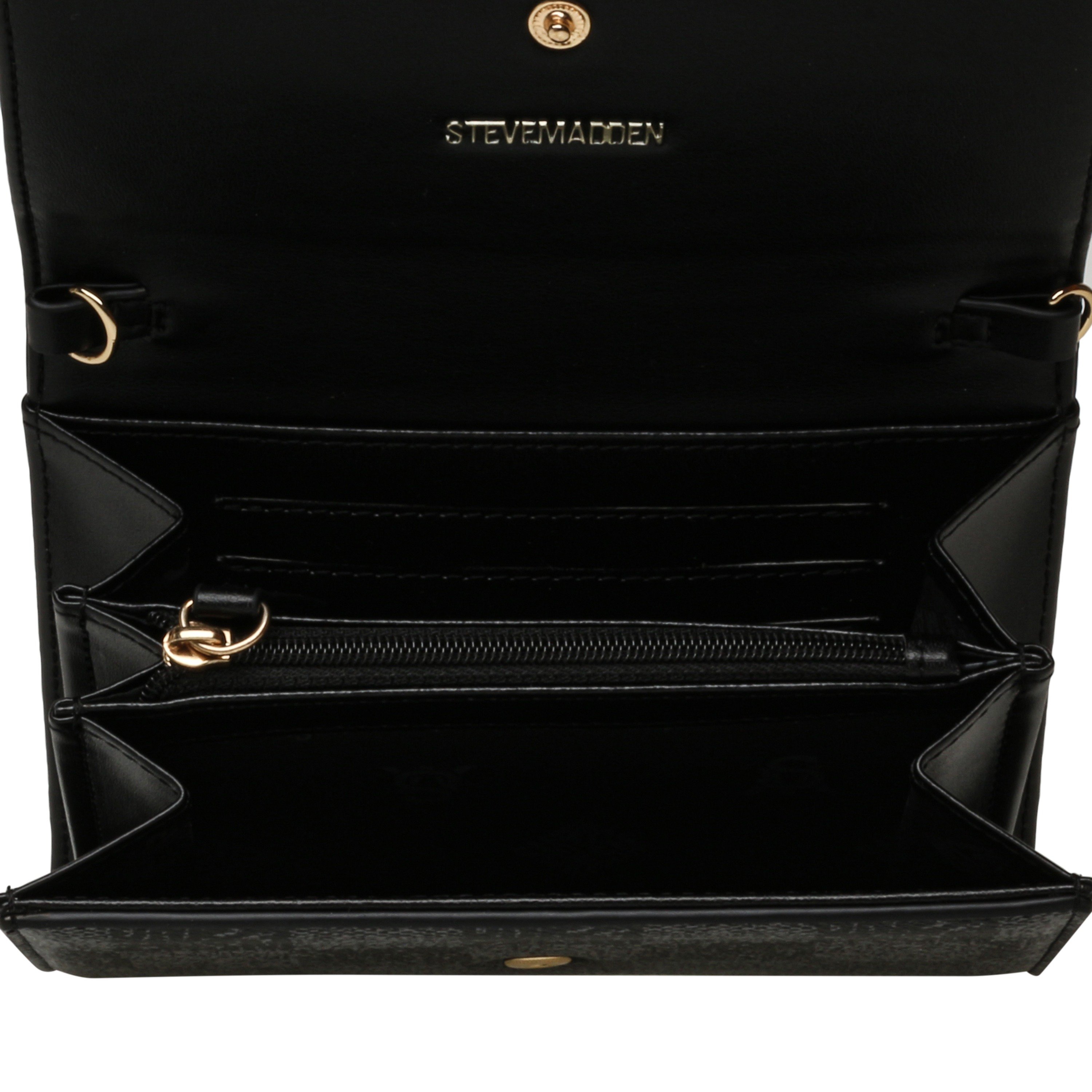 Bryee Black/Gold Clutches & Wallets