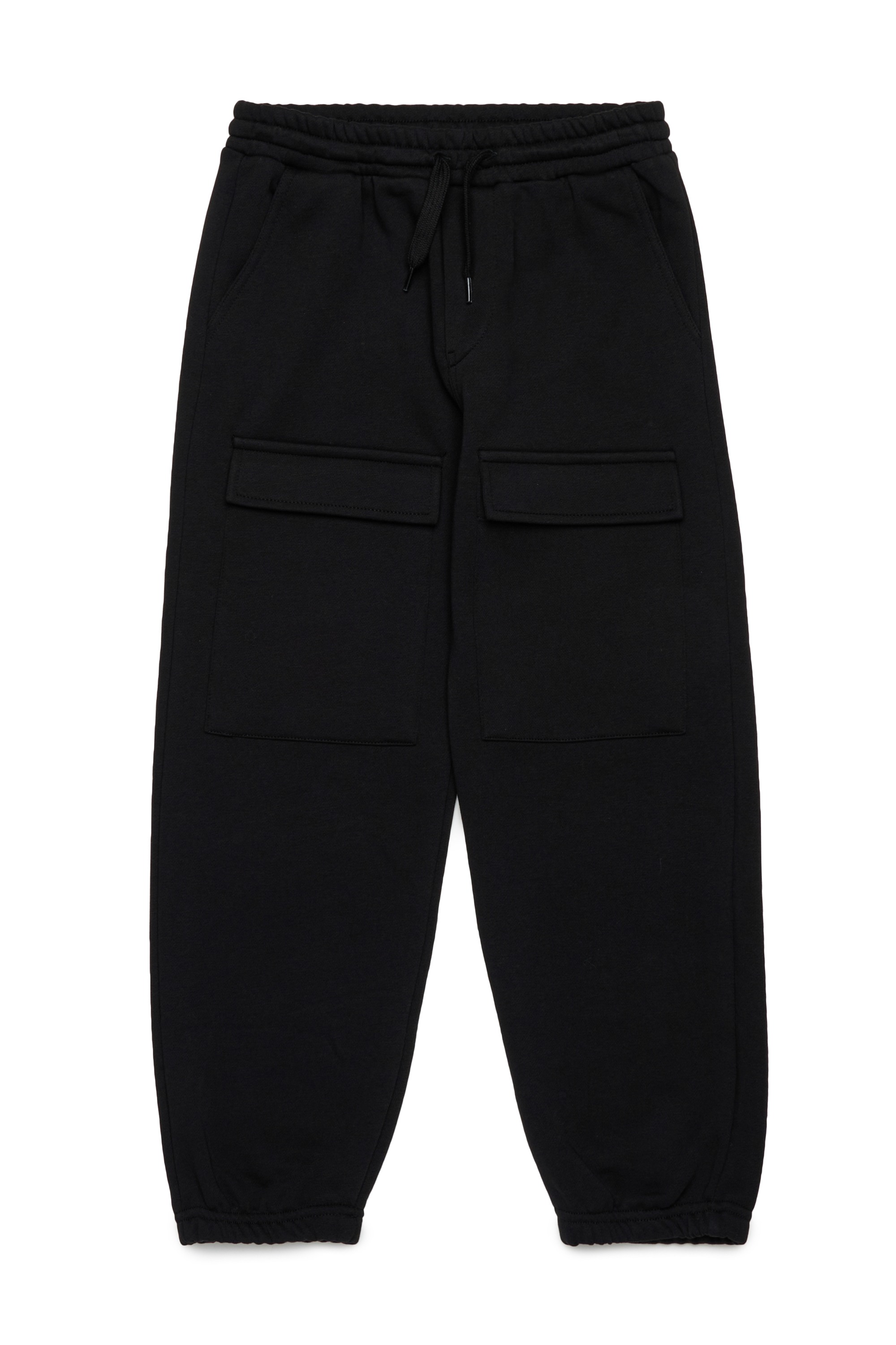 Black Cargo sweatpants with pockets