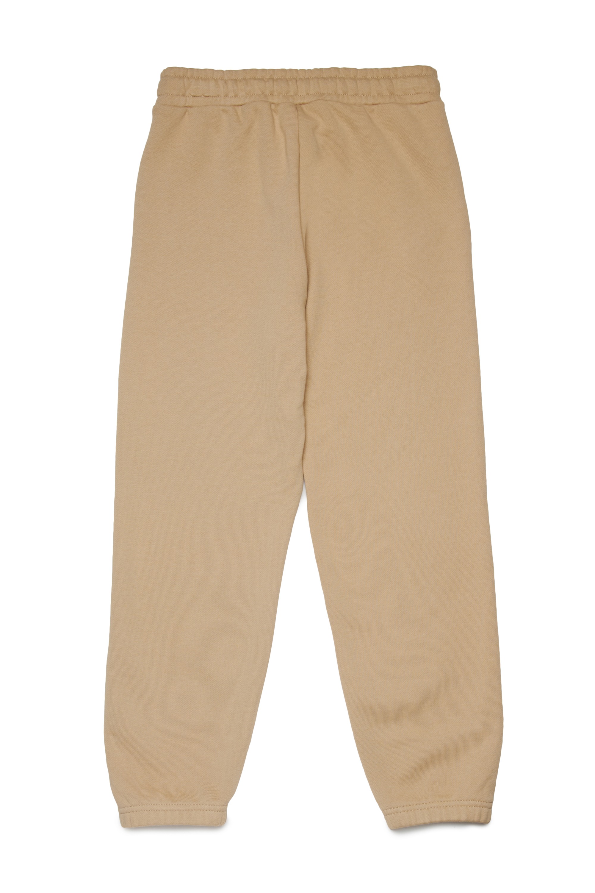 Light Brown Cotton pants with logo