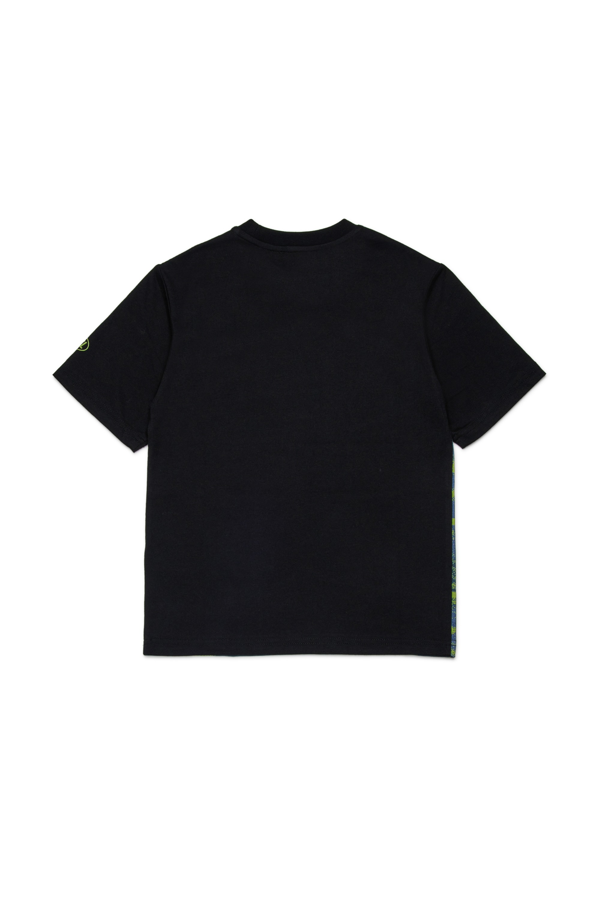 Black Cotton t-shirt with print