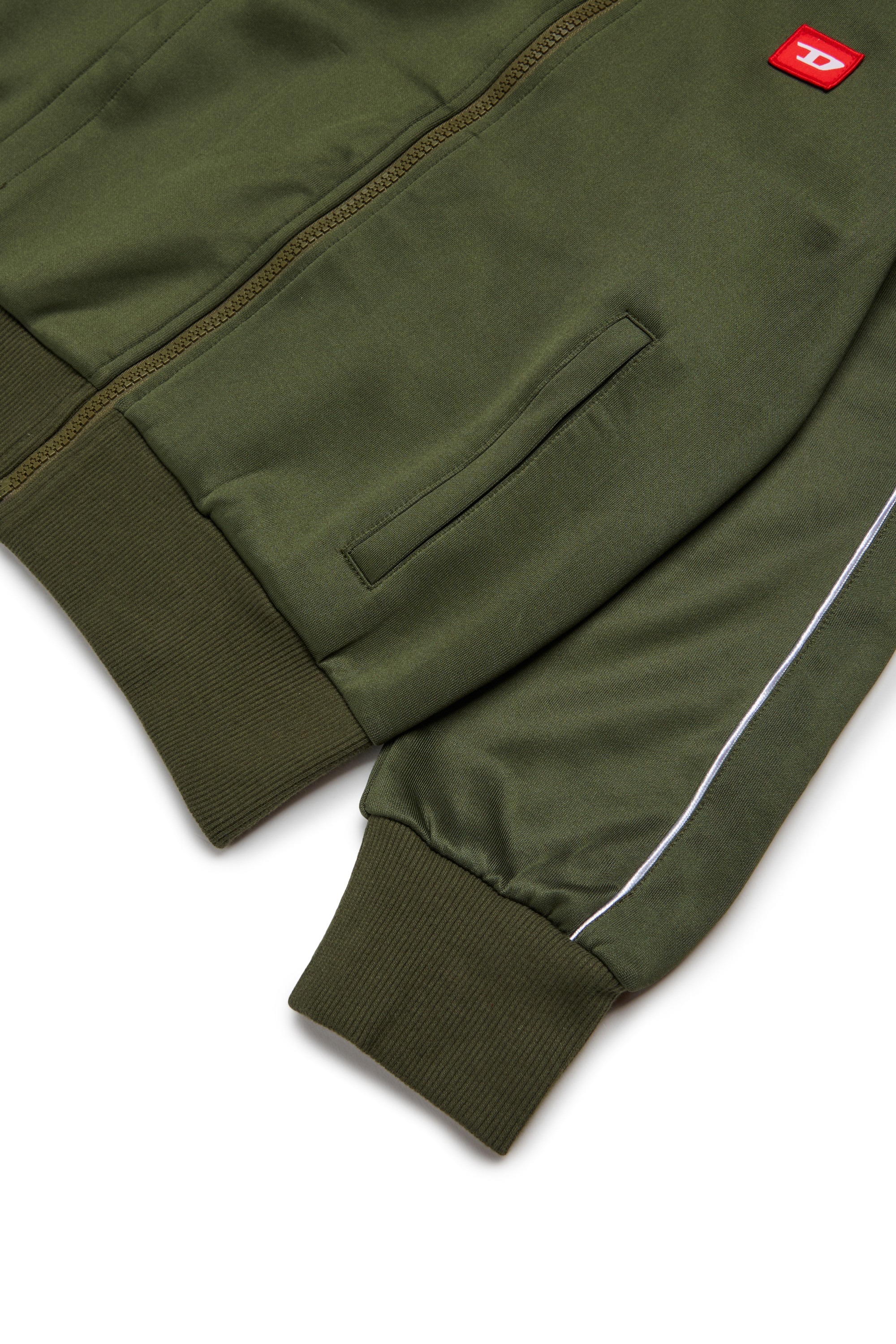 Green Zip-up sweatshirt